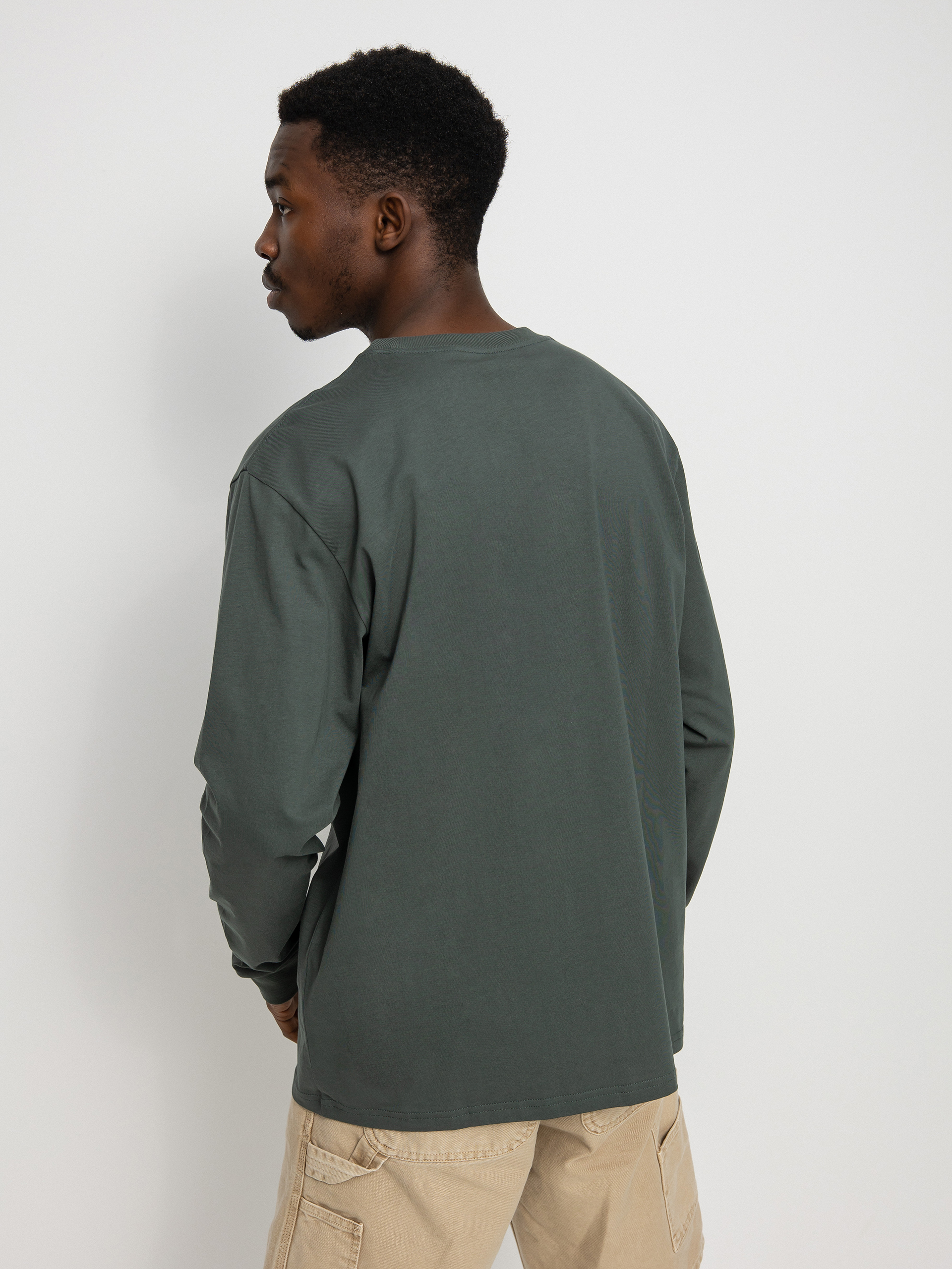 Longsleeve Carhartt WIP Pocket (hemlock green)