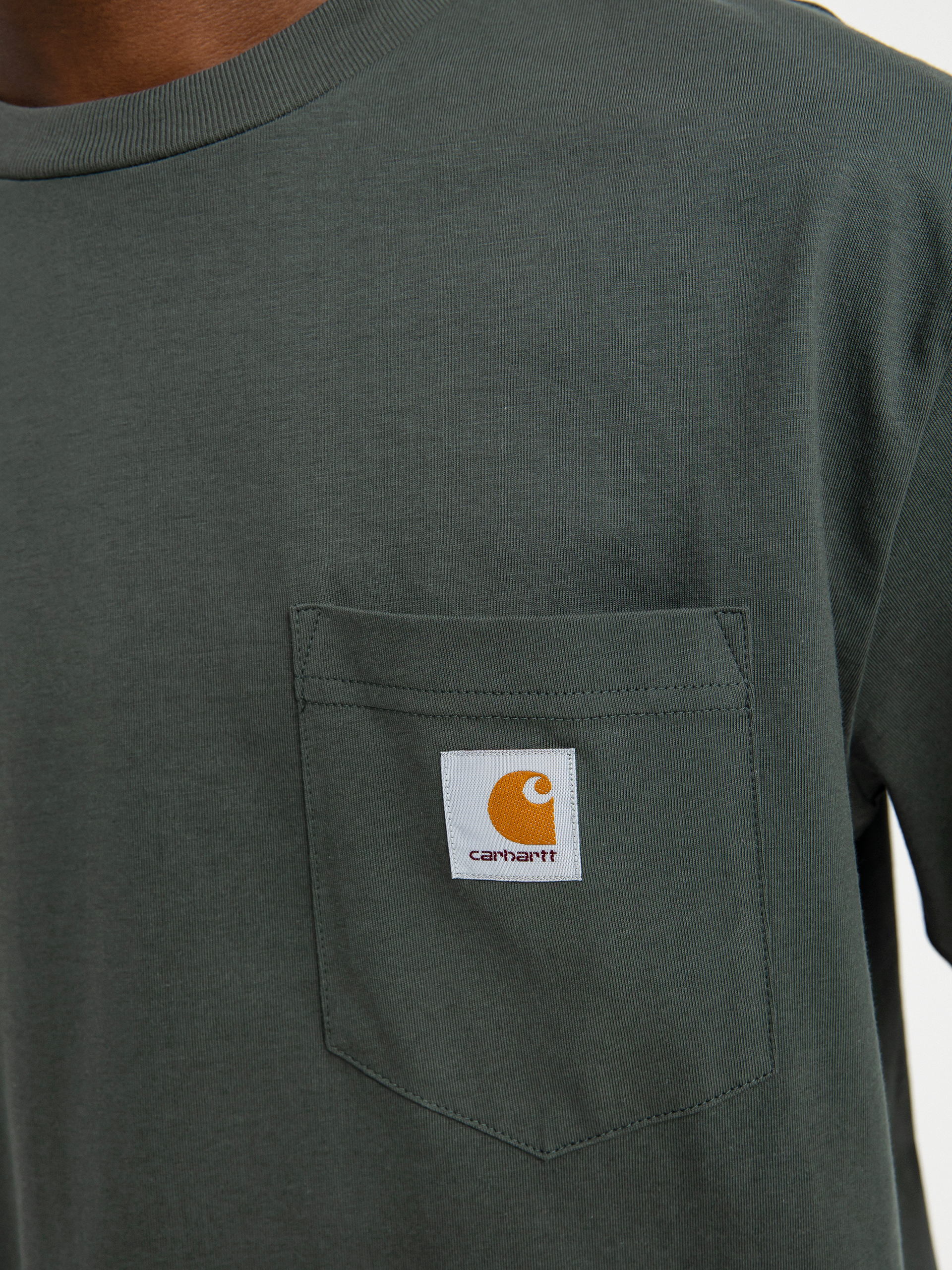 Longsleeve Carhartt WIP Pocket (hemlock green)