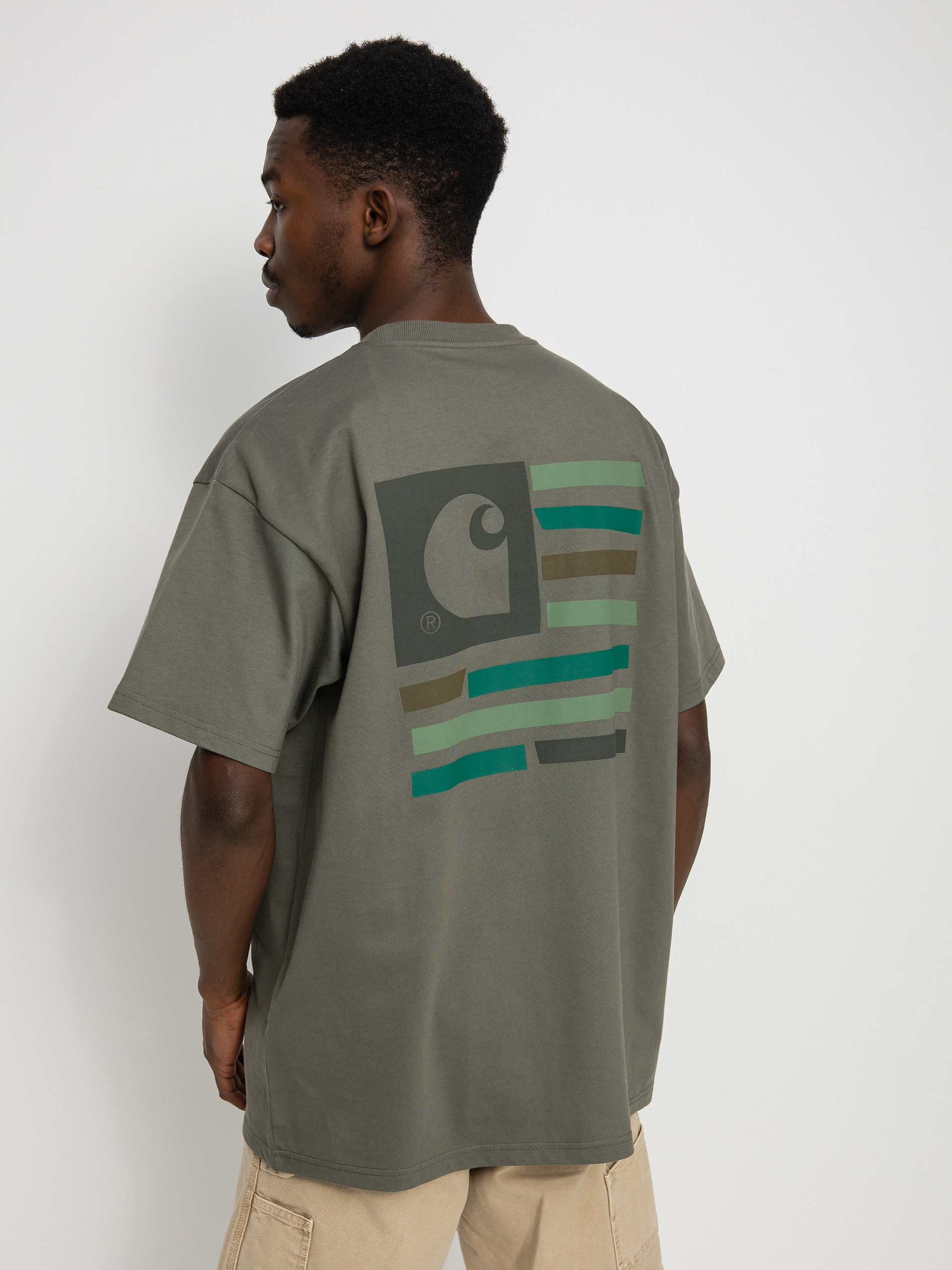 T-shirt Carhartt WIP Medley State (thyme)