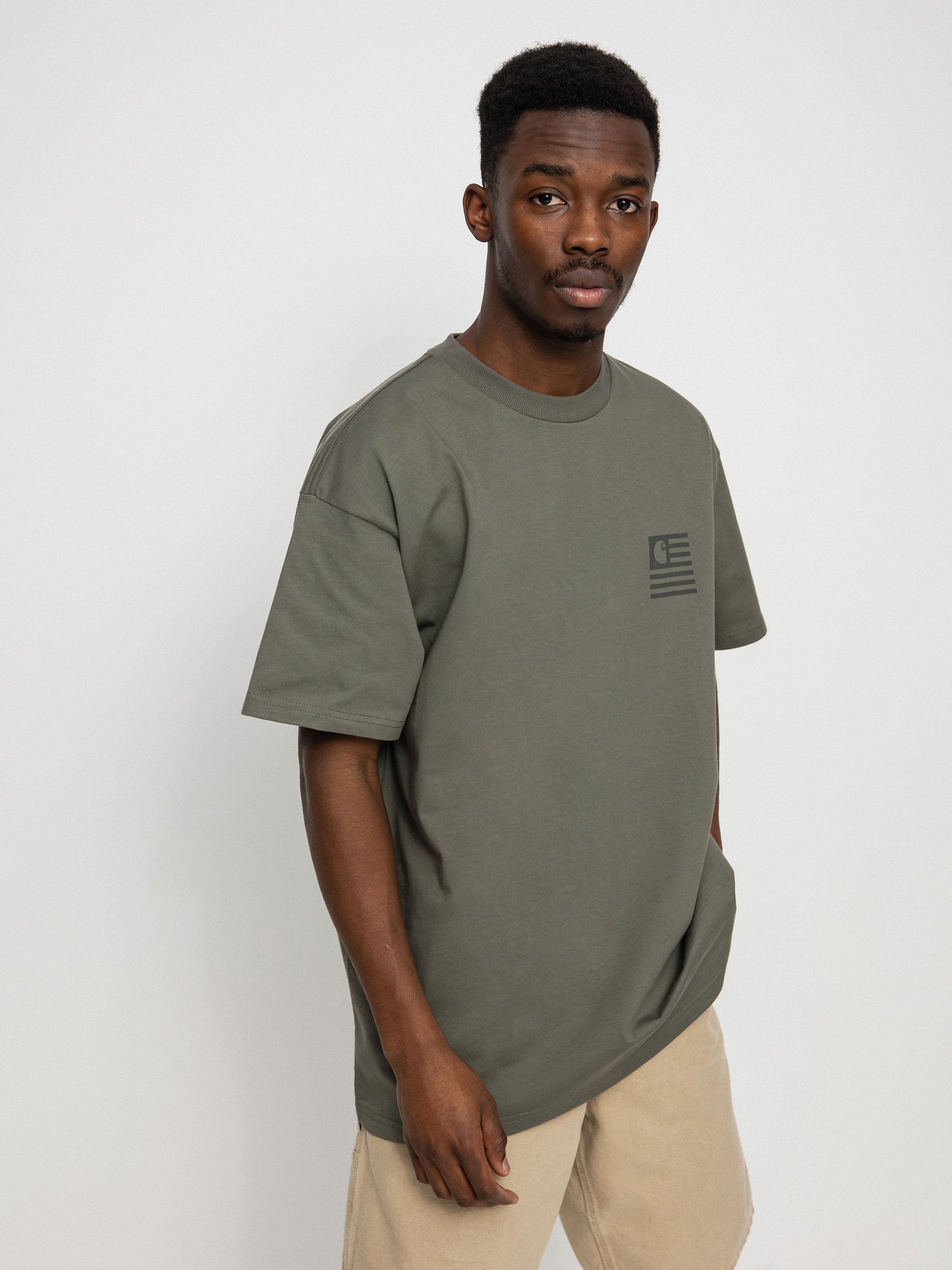 T-shirt Carhartt WIP Medley State (thyme)