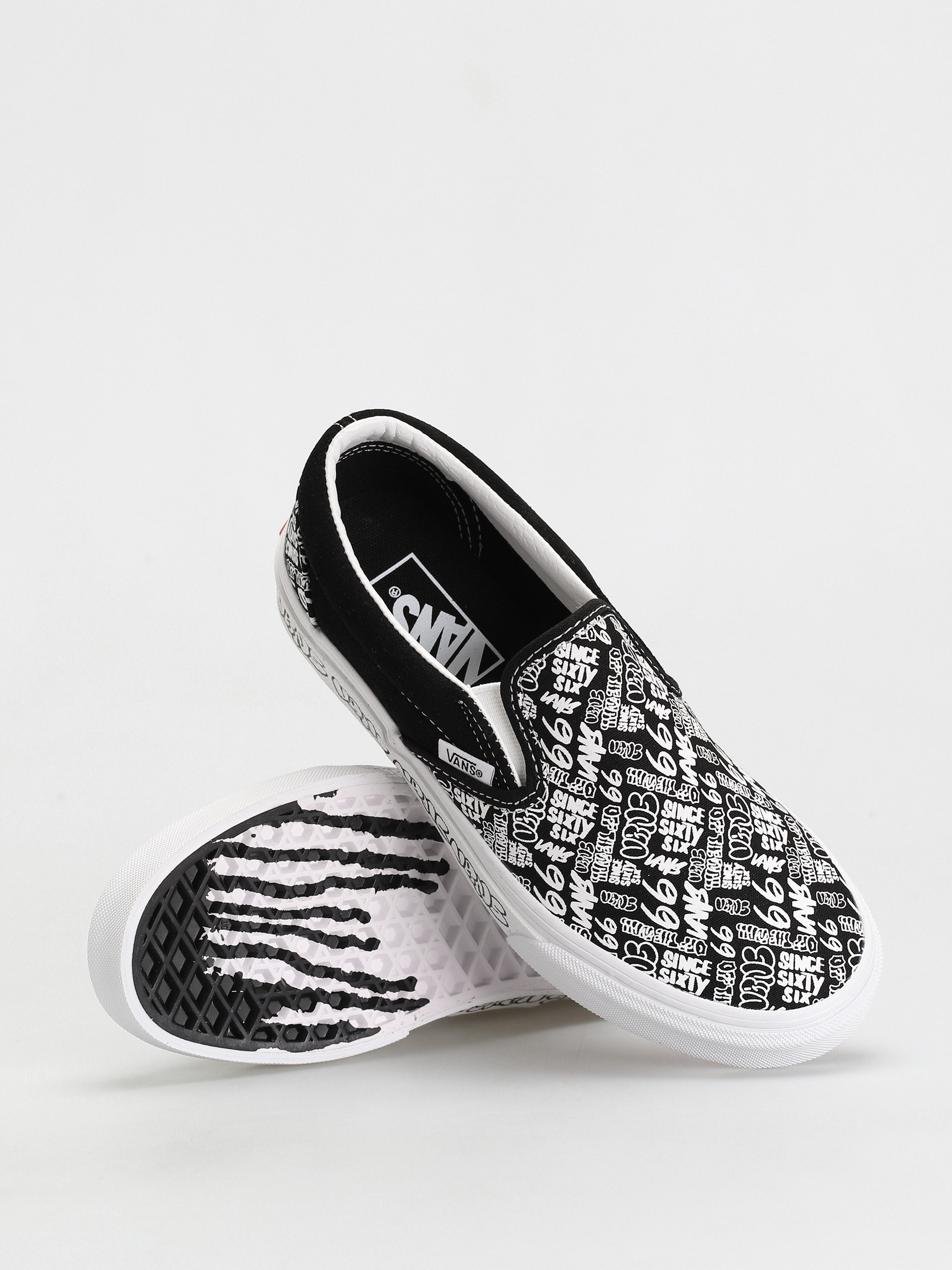 Buty Vans Classic Slip On (graffiti/black/white)