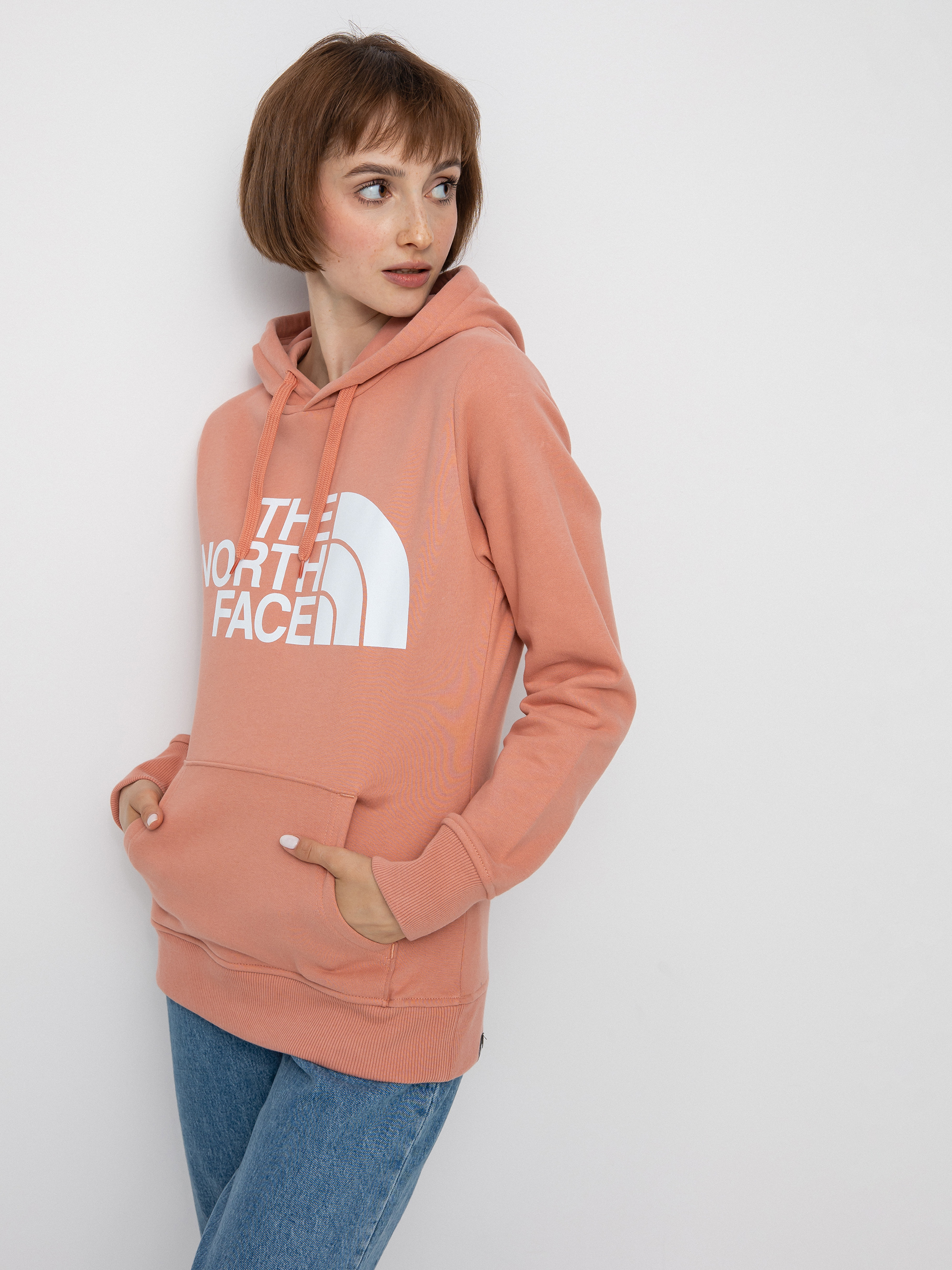 Bluza z kapturem The North Face Standard HD Wmn (rose dawn)