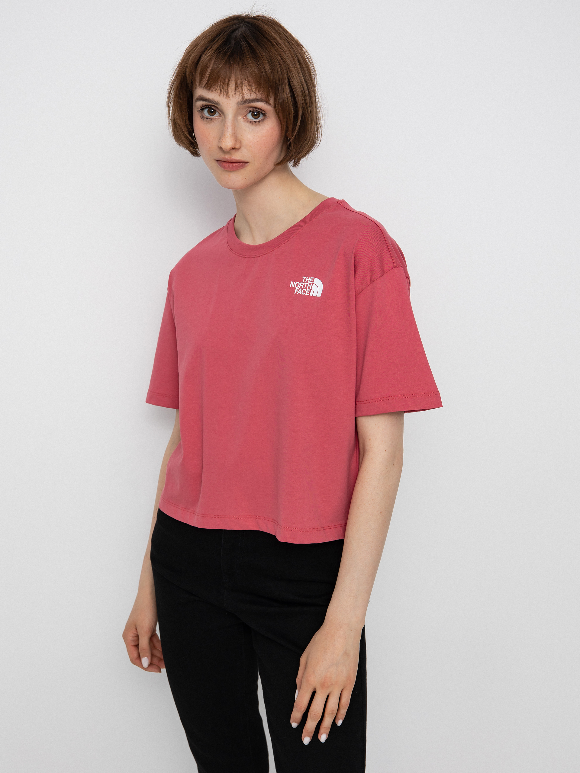 T-shirt The North Face Cropped Simple Dome Wmn (slate rose)