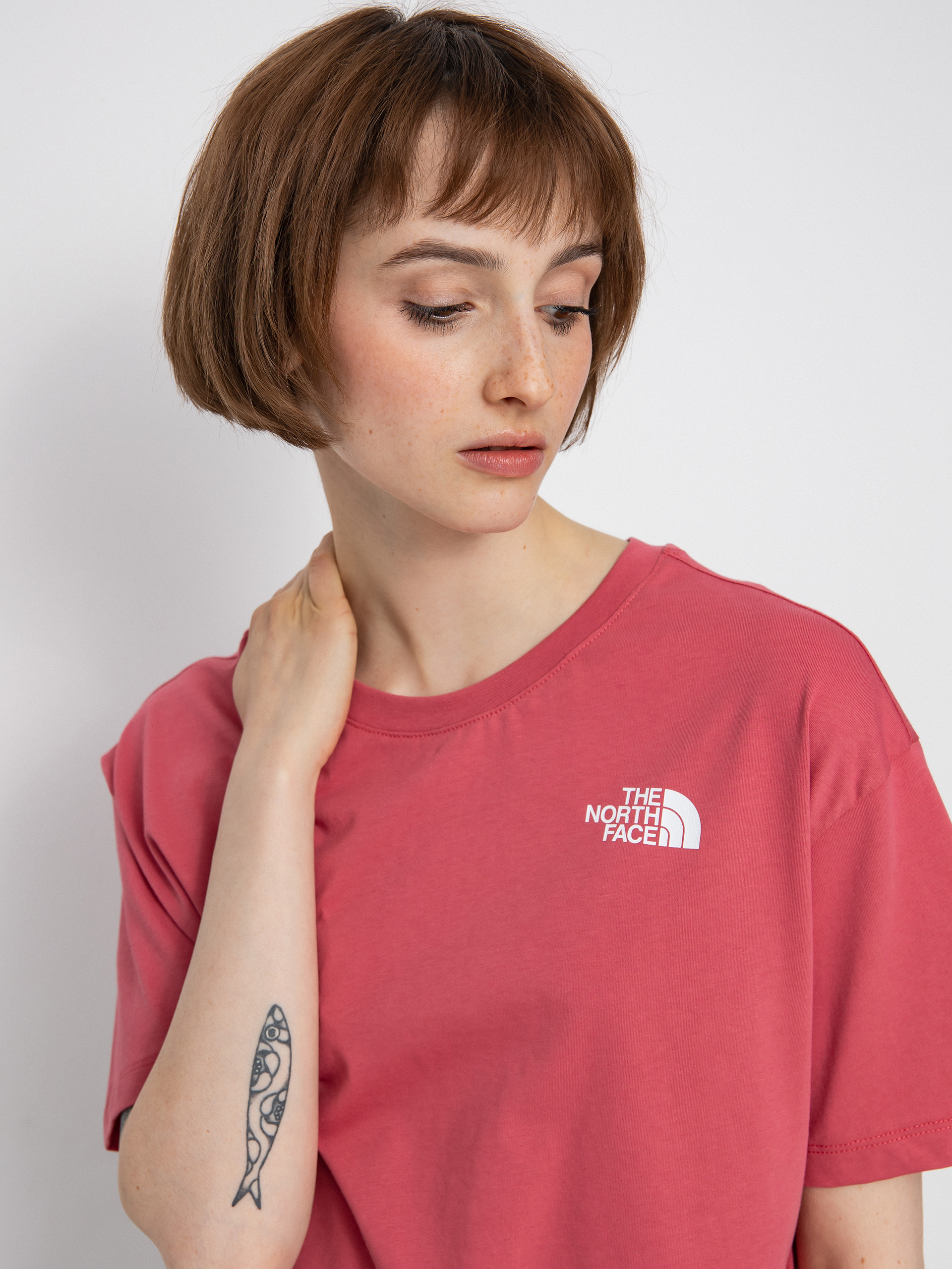 T-shirt The North Face Cropped Simple Dome Wmn (slate rose)