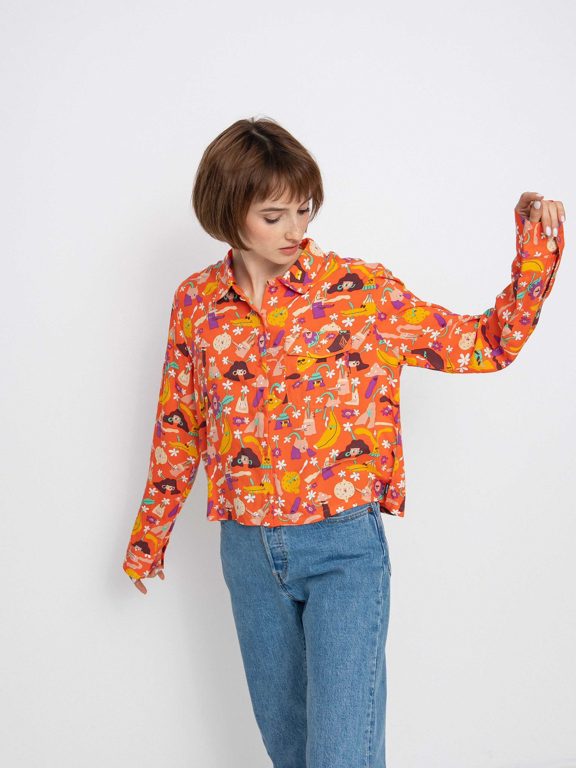 Koszula Volcom Egle Zvirblyte Woven Wmn (living coral)