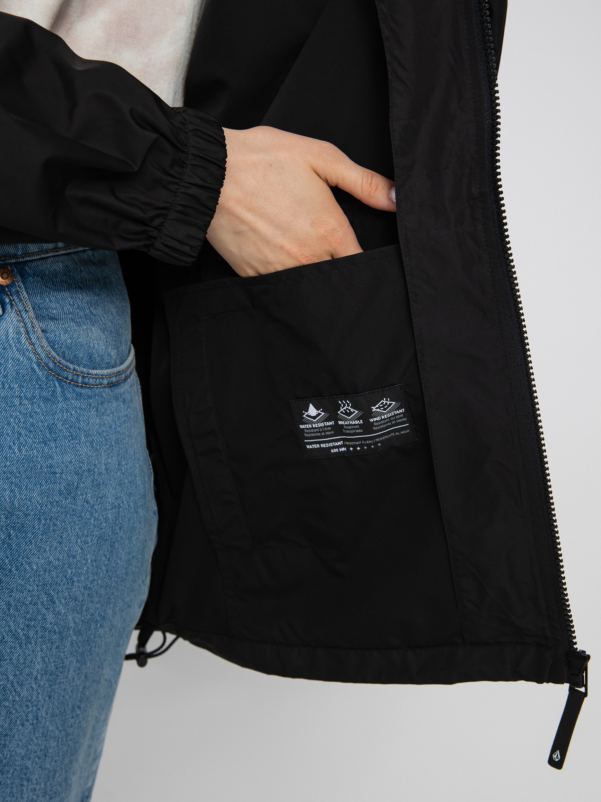 Kurtka Volcom Sumbreaker Wmn (black)