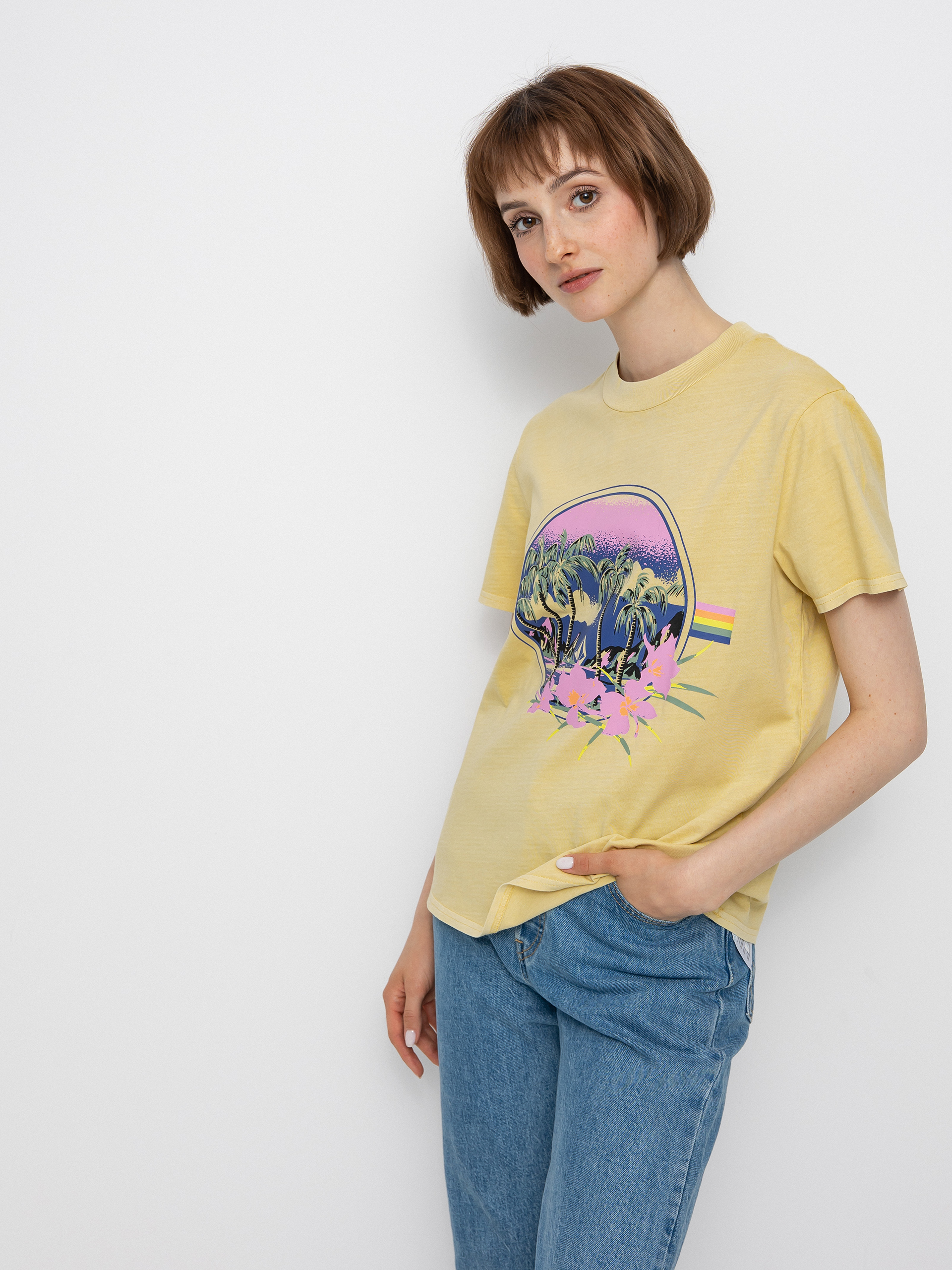 T-shirt Volcom Lock It Up Wmn (wheat)