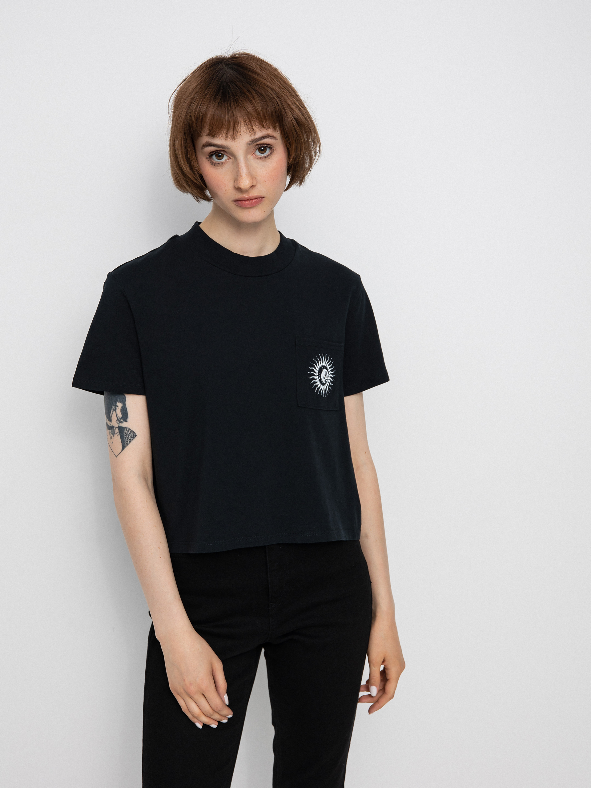 T-shirt Volcom Pocket Dial Wmn (black)
