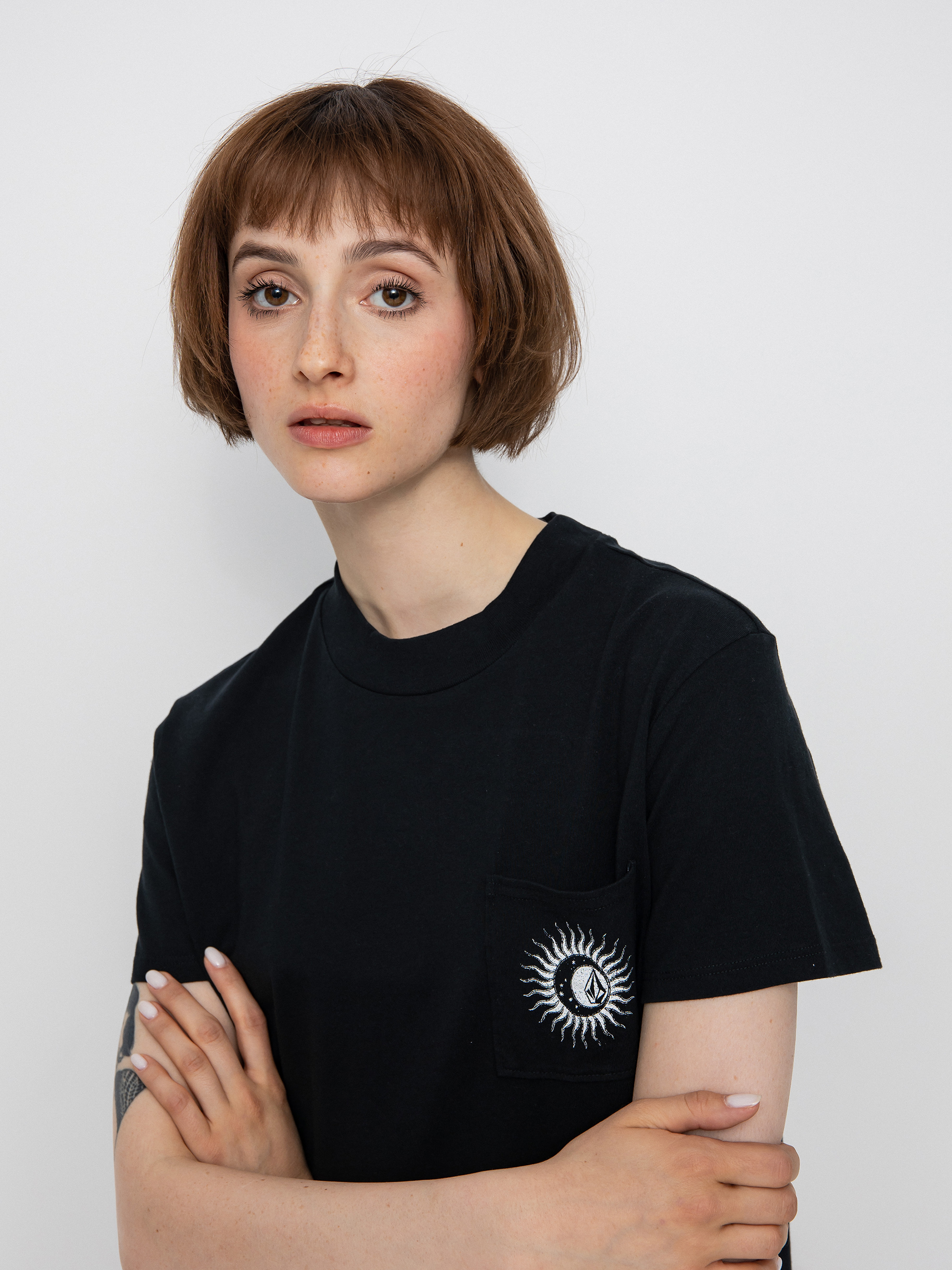 T-shirt Volcom Pocket Dial Wmn (black)