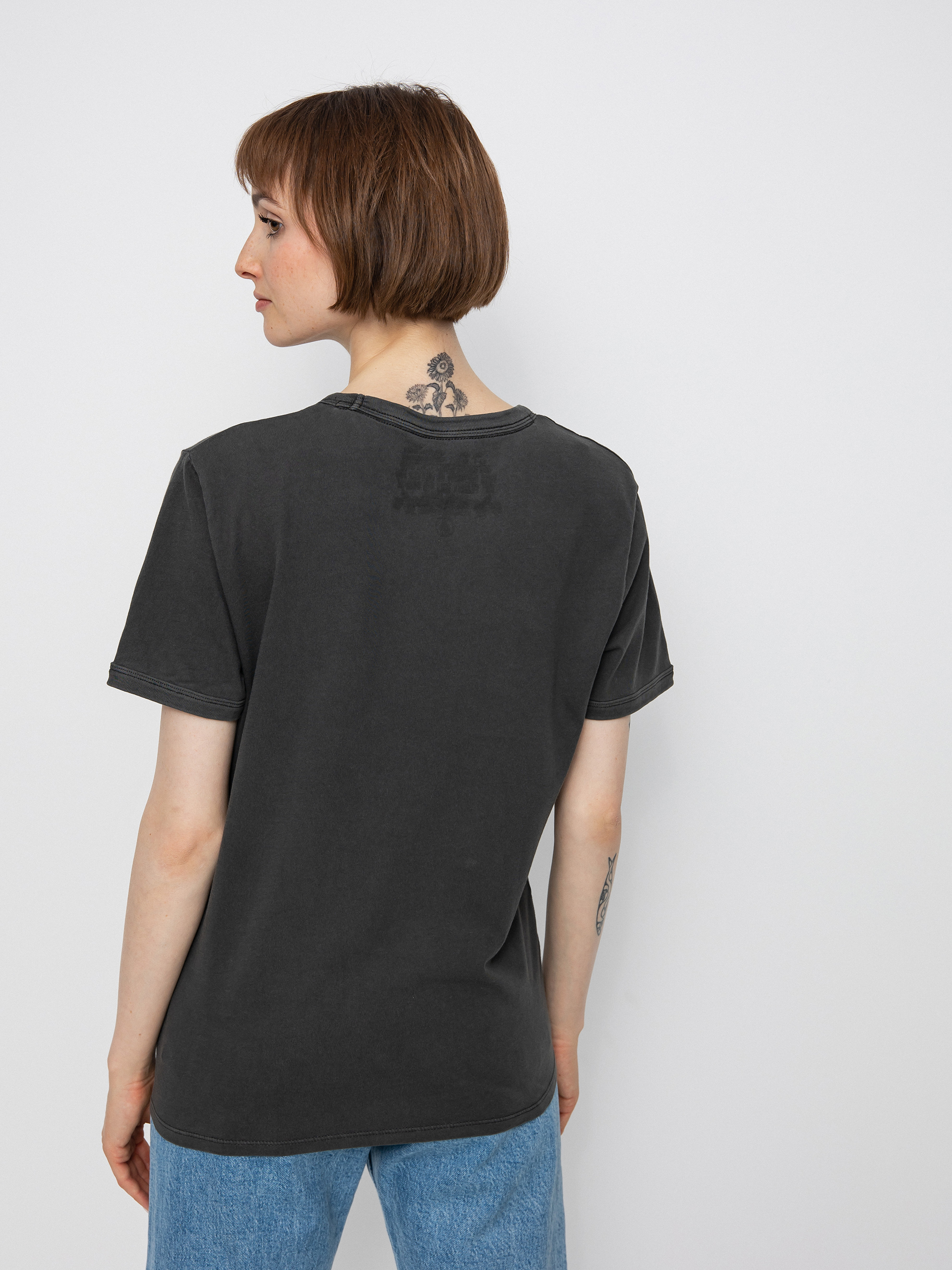 T-shirt Volcom Truly Ringer Wmn (black)
