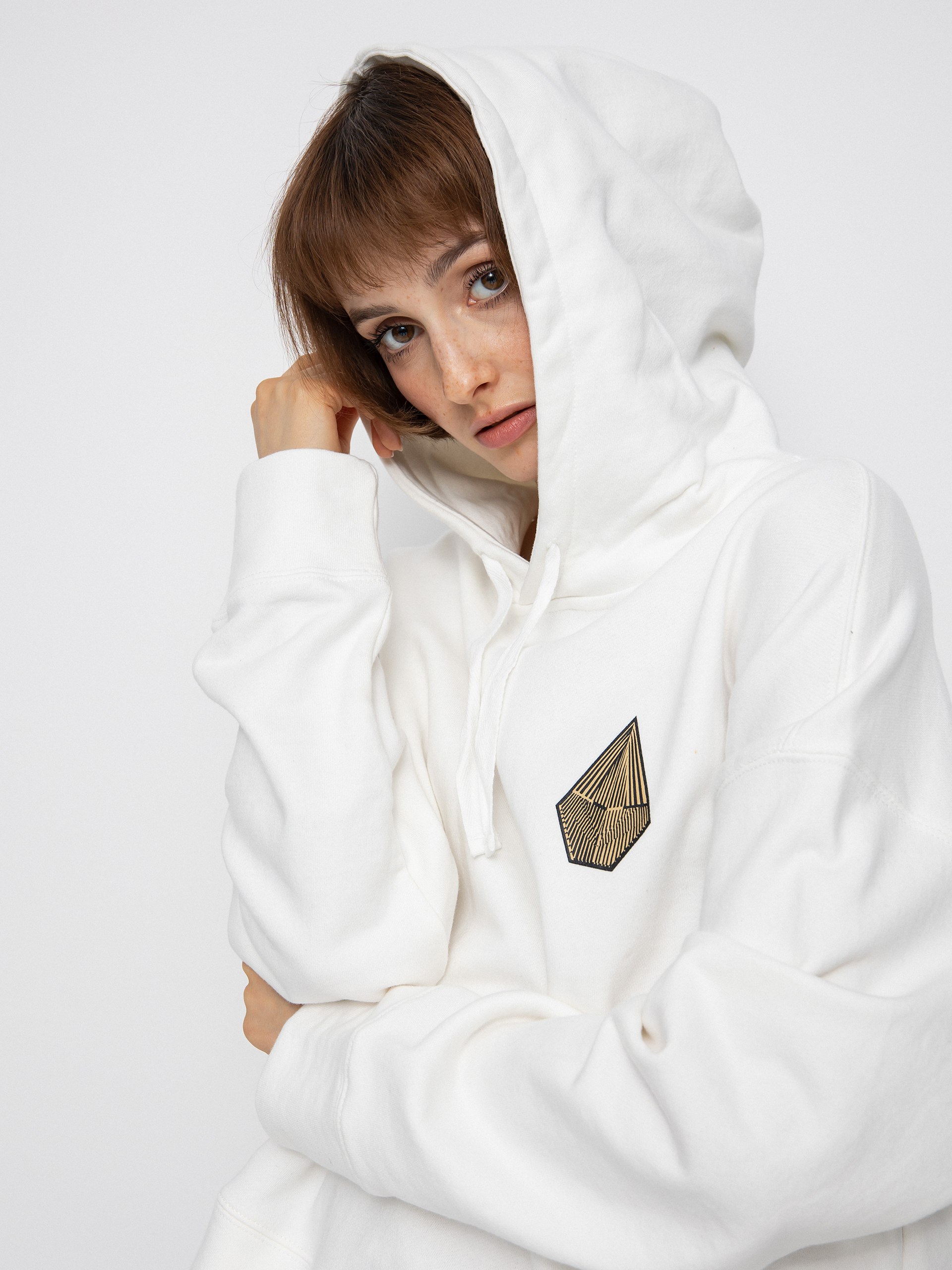 Bluza z kapturem Volcom Thomas Hooper HD Wmn (star white)
