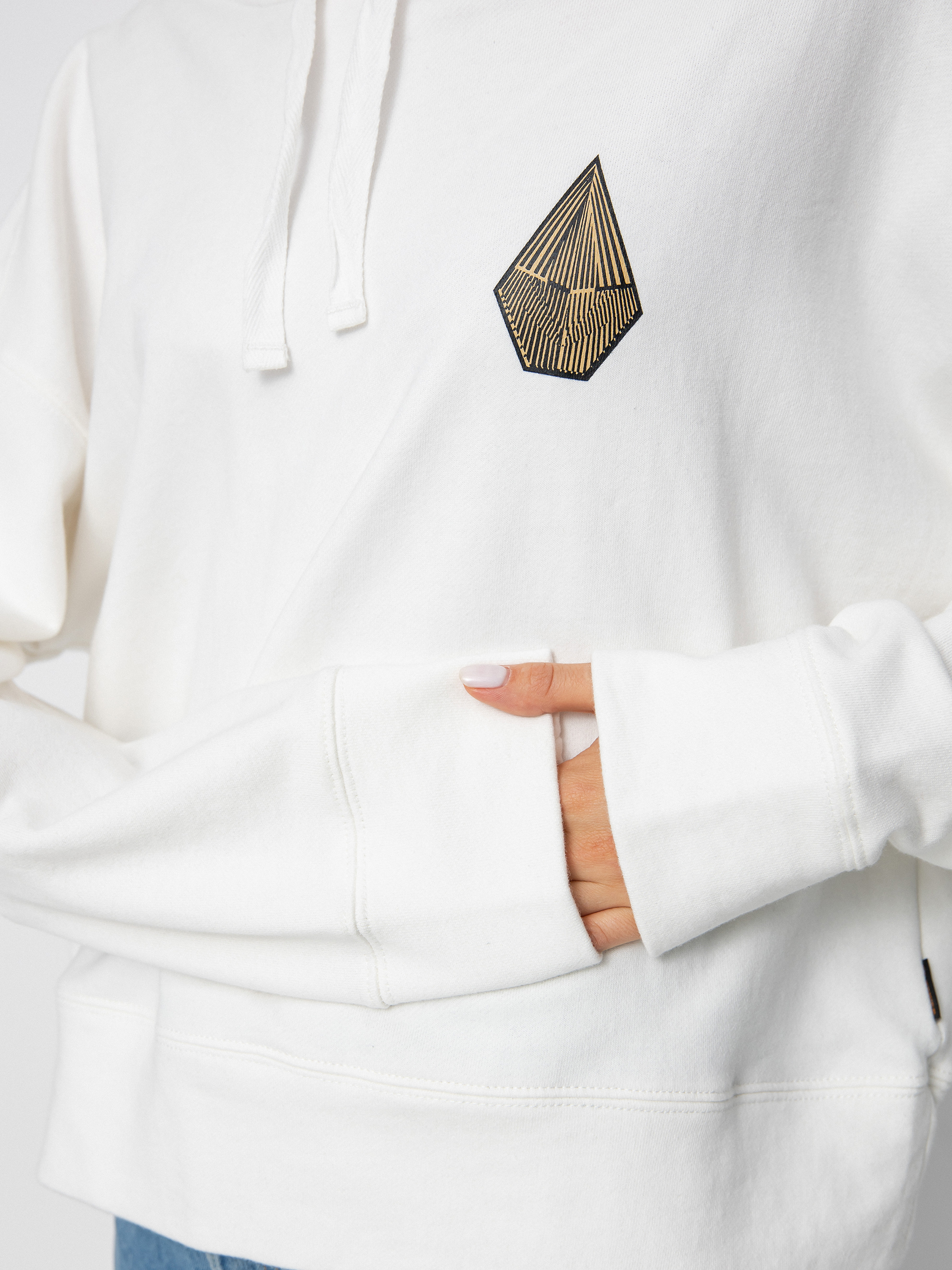 Bluza z kapturem Volcom Thomas Hooper HD Wmn (star white)