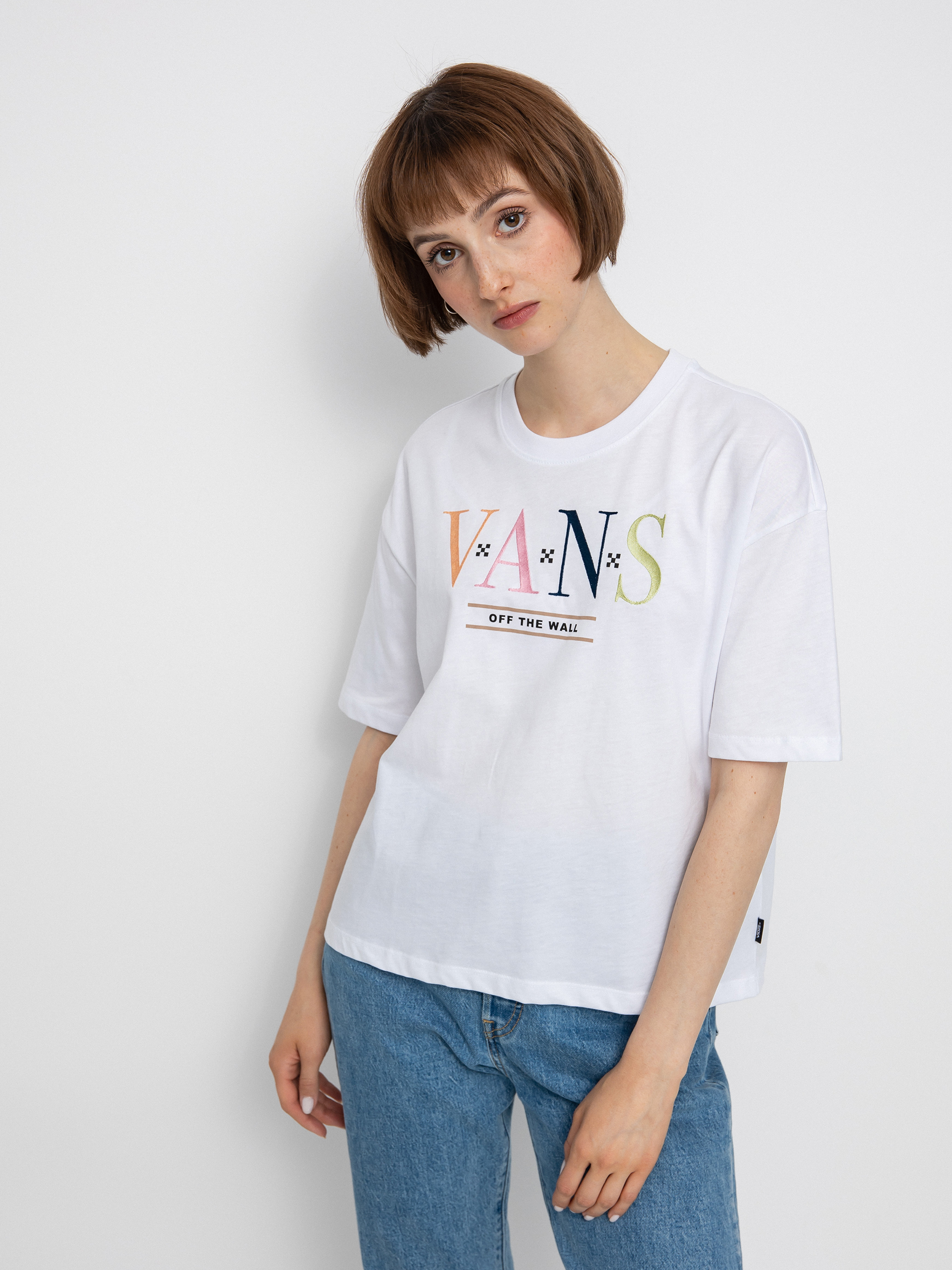 T-shirt Vans Burn Slow Wmn (white)