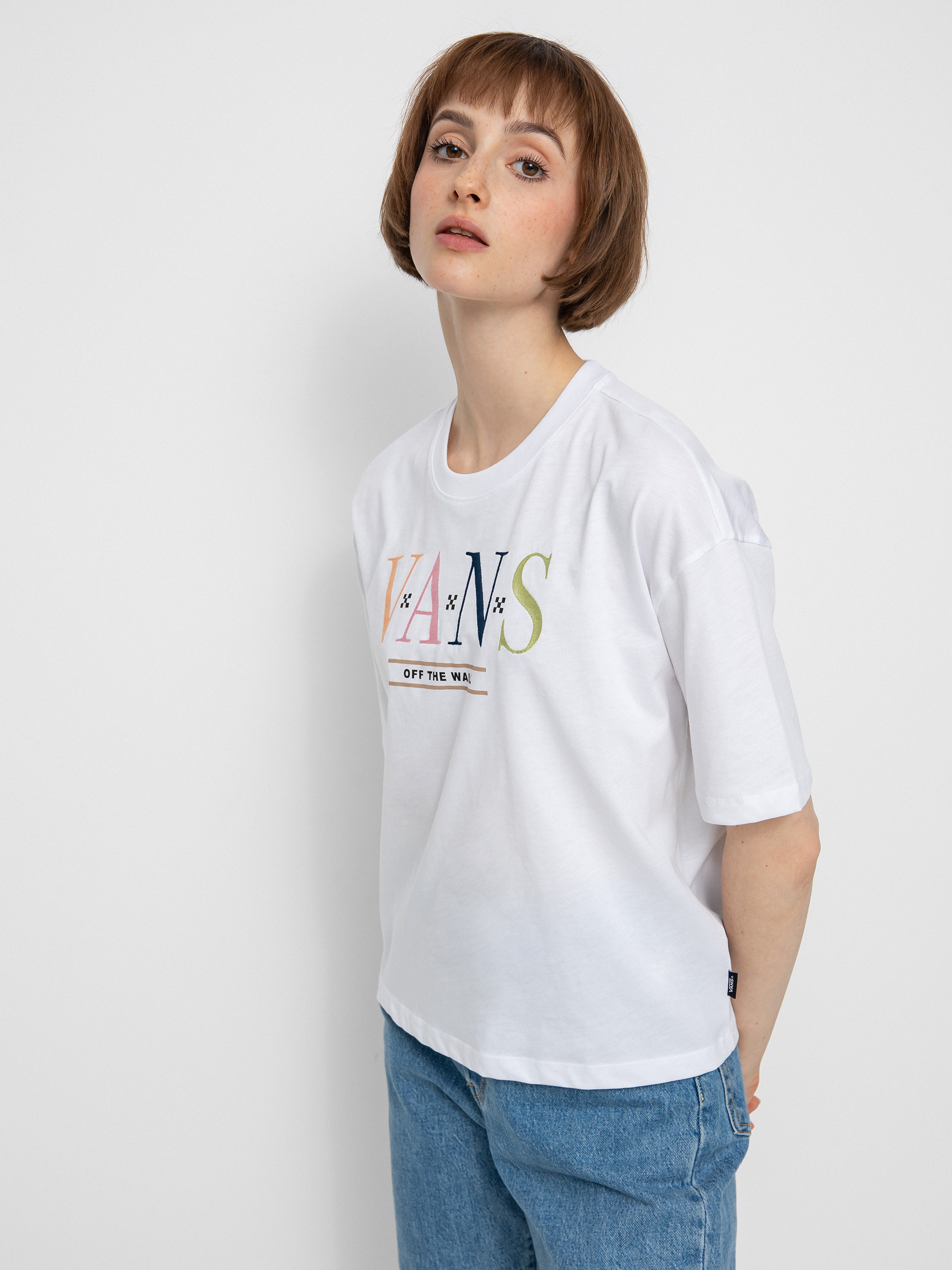 T-shirt Vans Burn Slow Wmn (white)