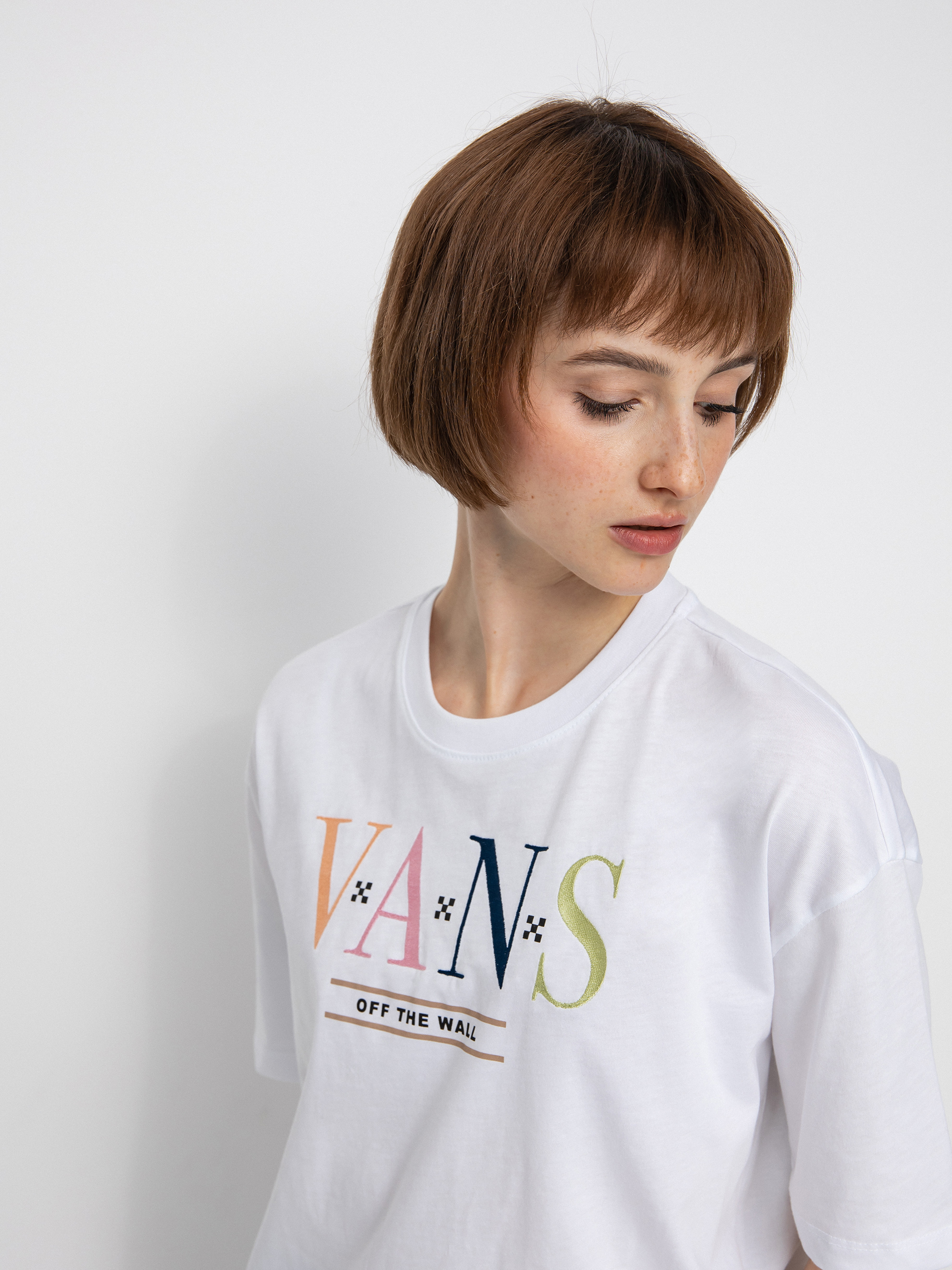 T-shirt Vans Burn Slow Wmn (white)