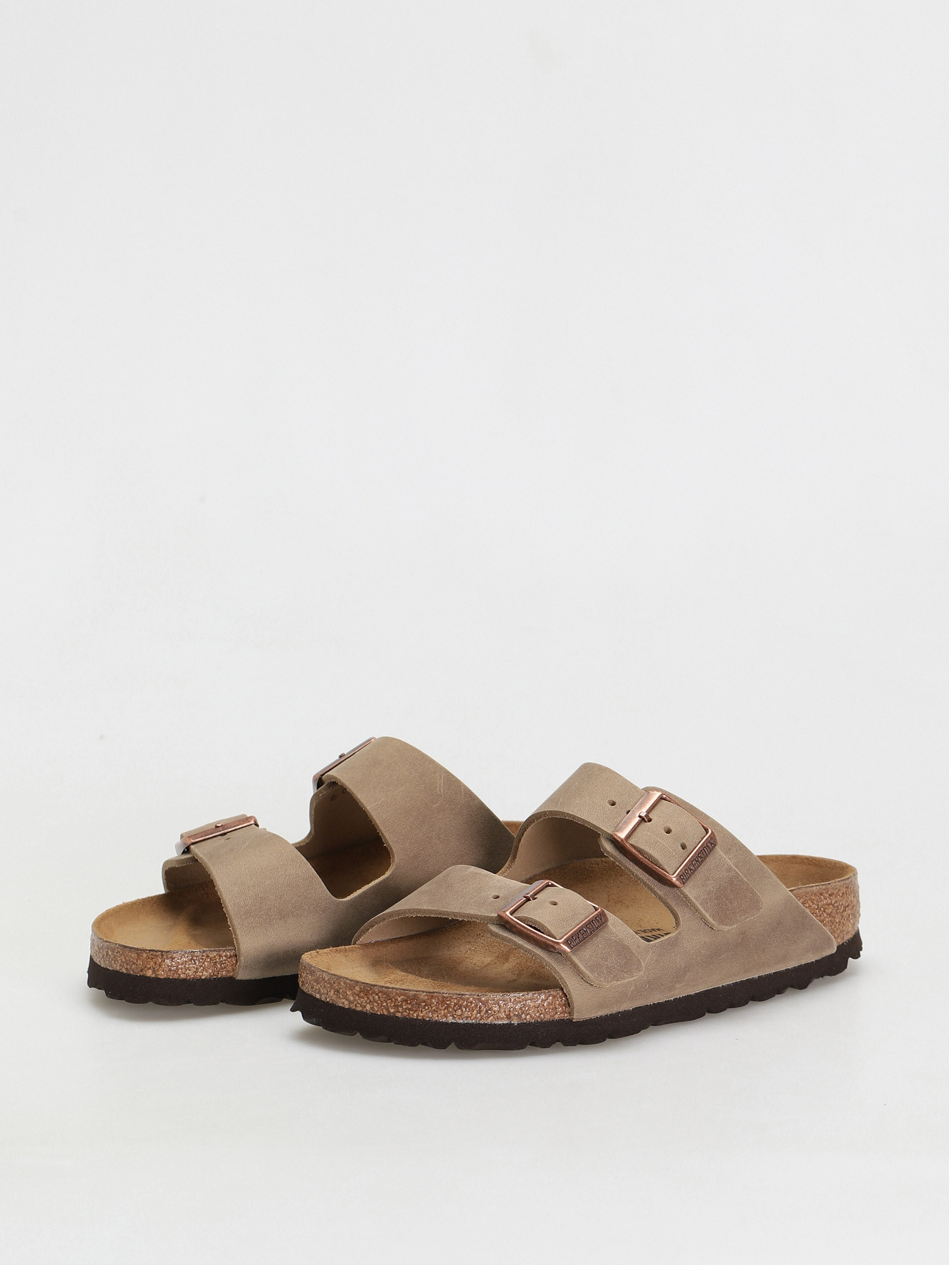 Klapki Birkenstock Arizona Narrow Wmn (tabacco brown waxy leather)