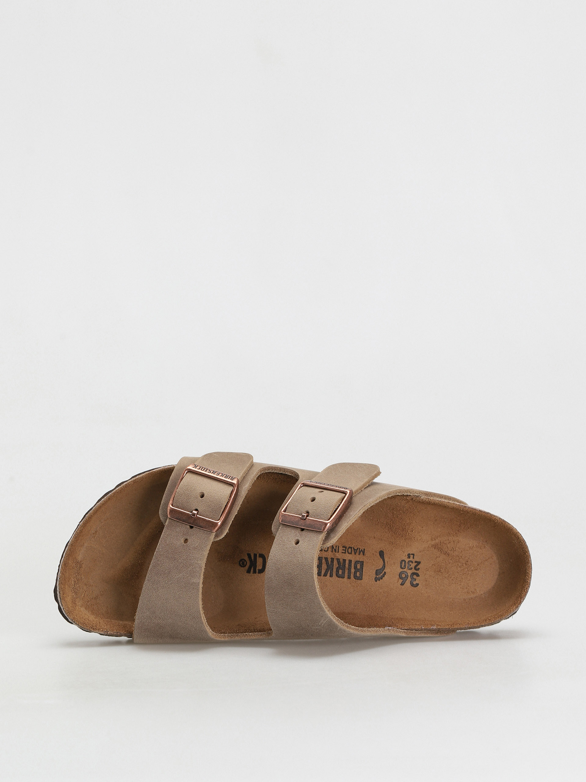 Klapki Birkenstock Arizona Narrow Wmn (tabacco brown waxy leather)