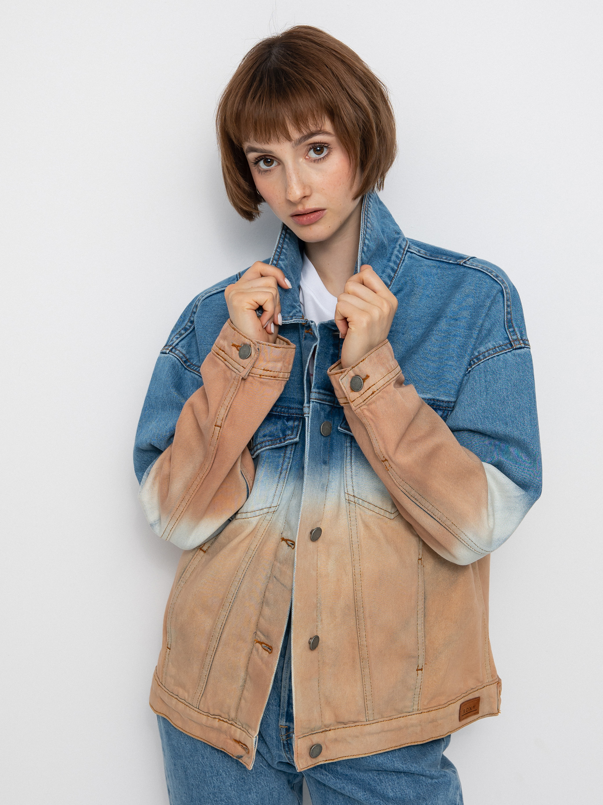 Kurtka Roxy Sun Dipped Wmn (cool blue toast denim degreade)