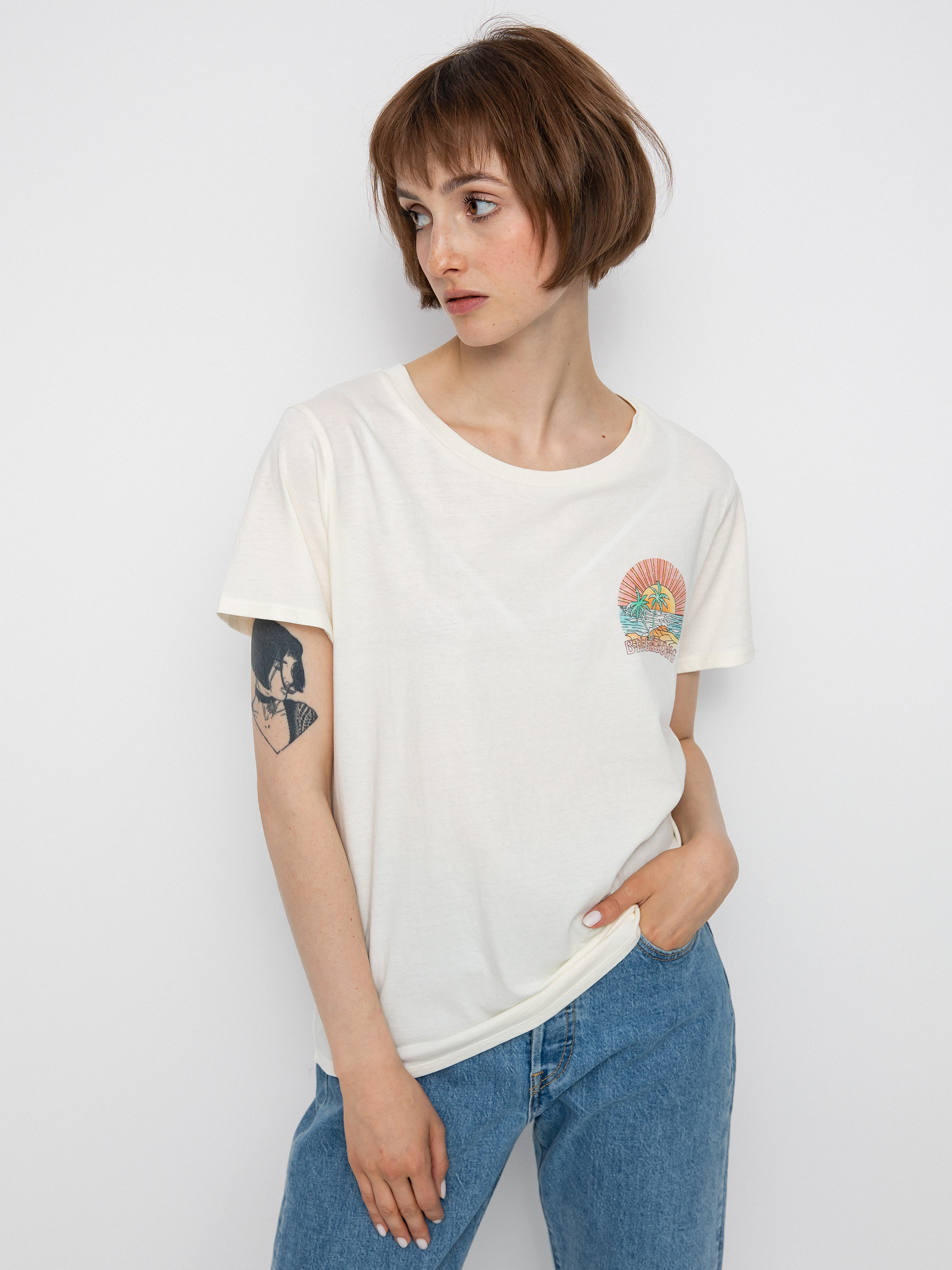 T-shirt Billabong Island Life Wmn (salt crystal)