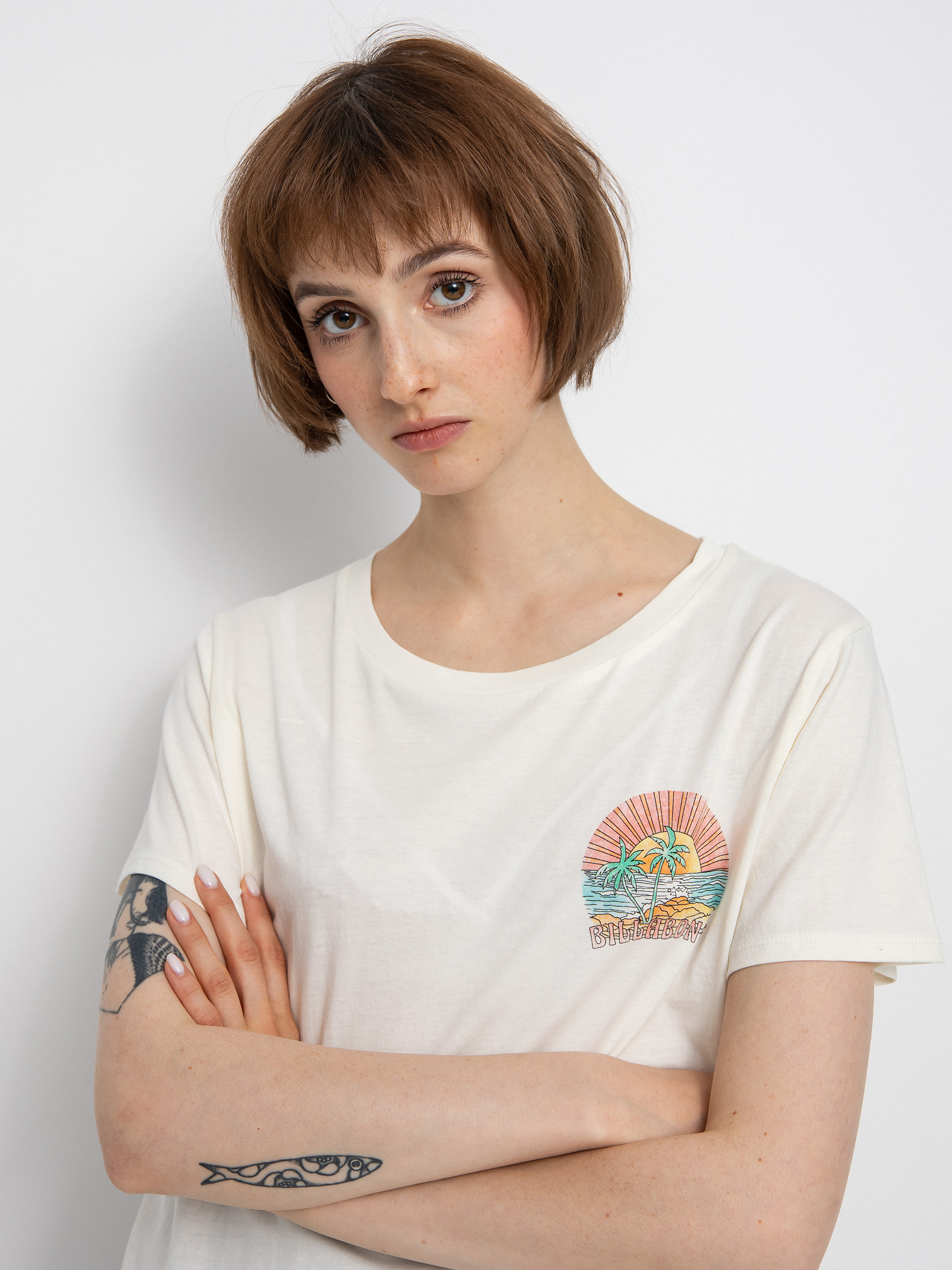 T-shirt Billabong Island Life Wmn (salt crystal)