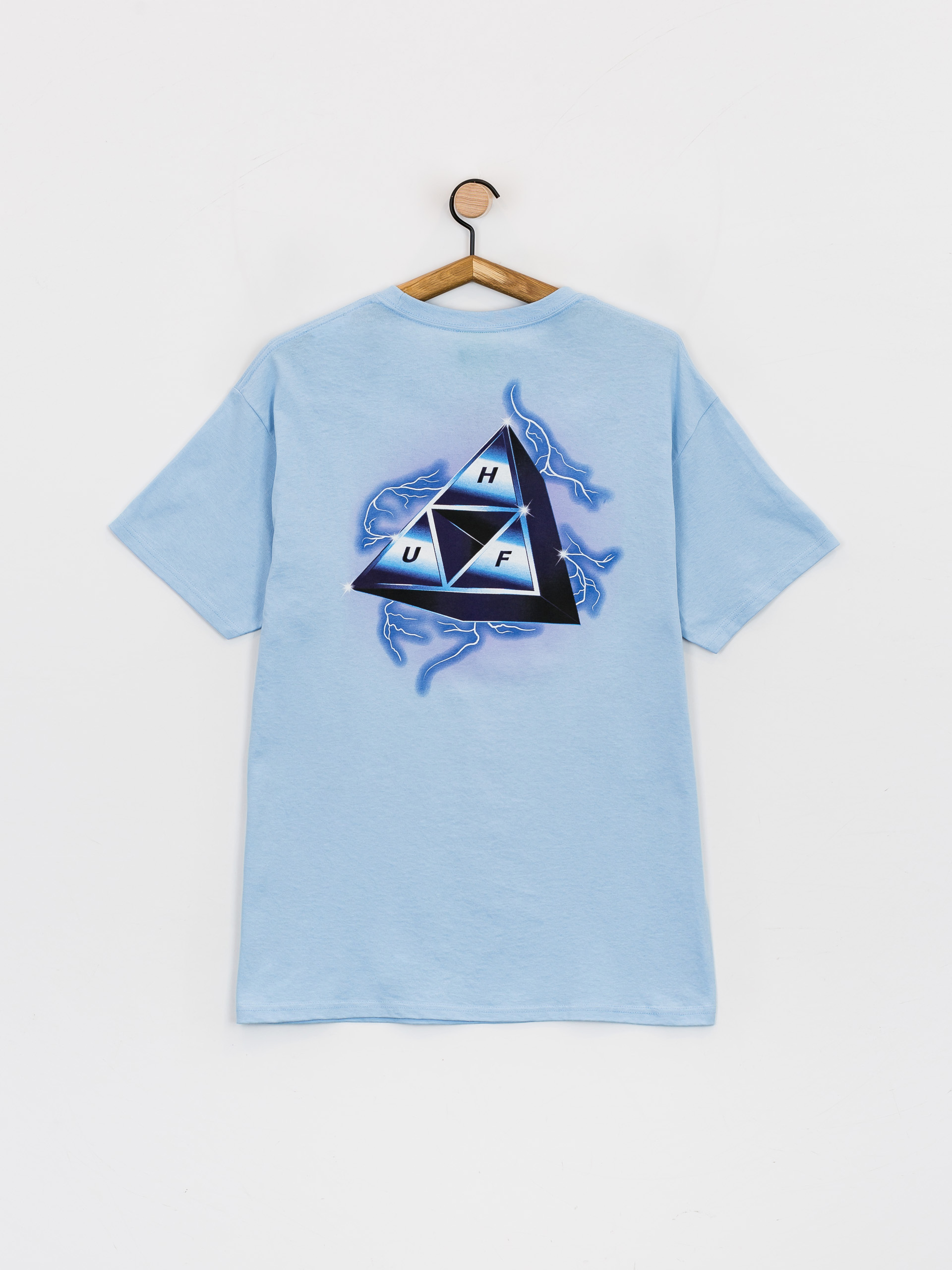 T-shirt HUF Storm Triple Triangle (light blue)