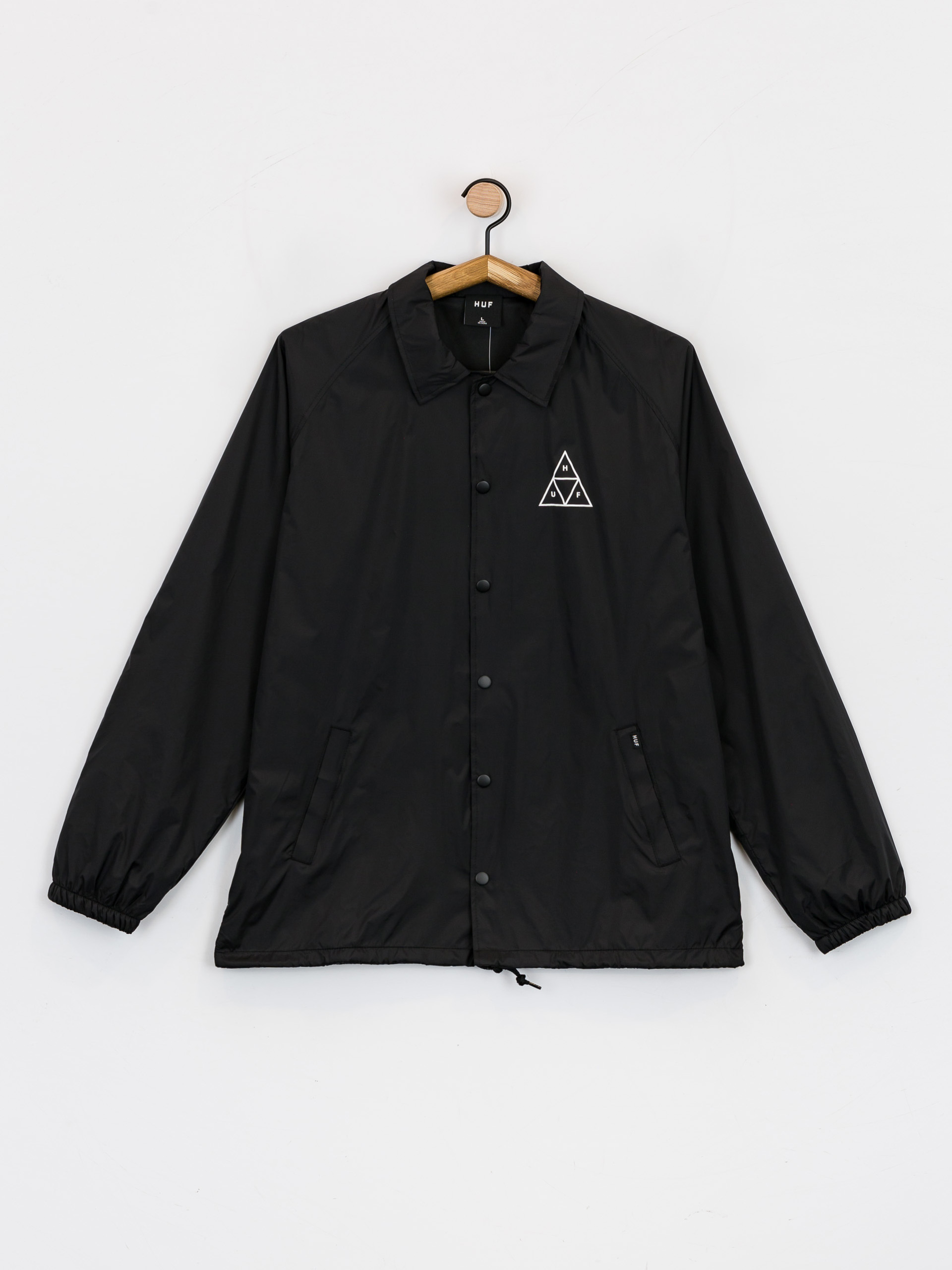 Kurtka HUF Essentials Triple Triangle Coaches (black)