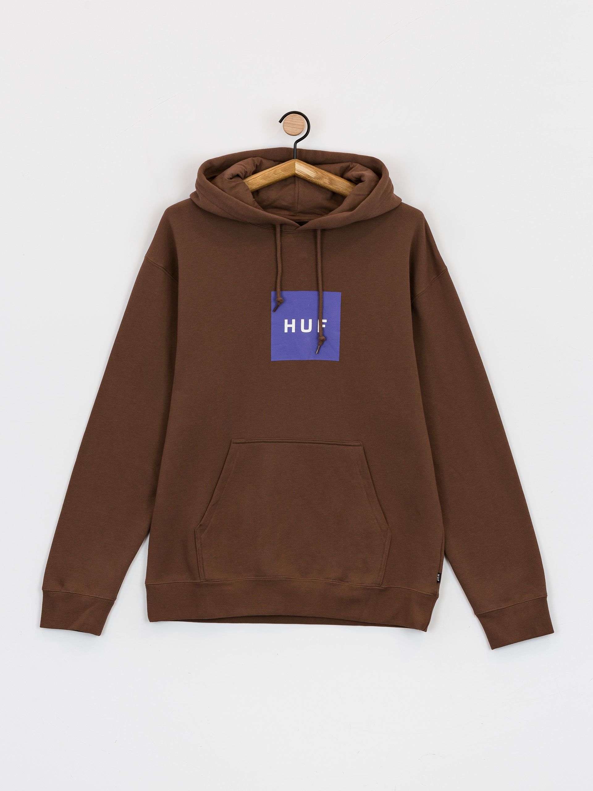 Bluza z kapturem HUF Essentials Box Logo HD (brown)