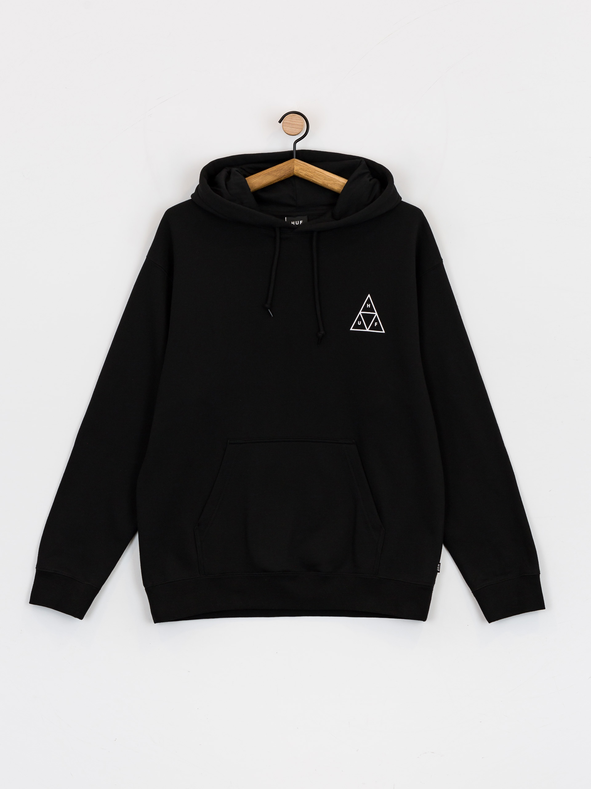 Bluza z kapturem HUF Essentials Triple Triangle HD (black)