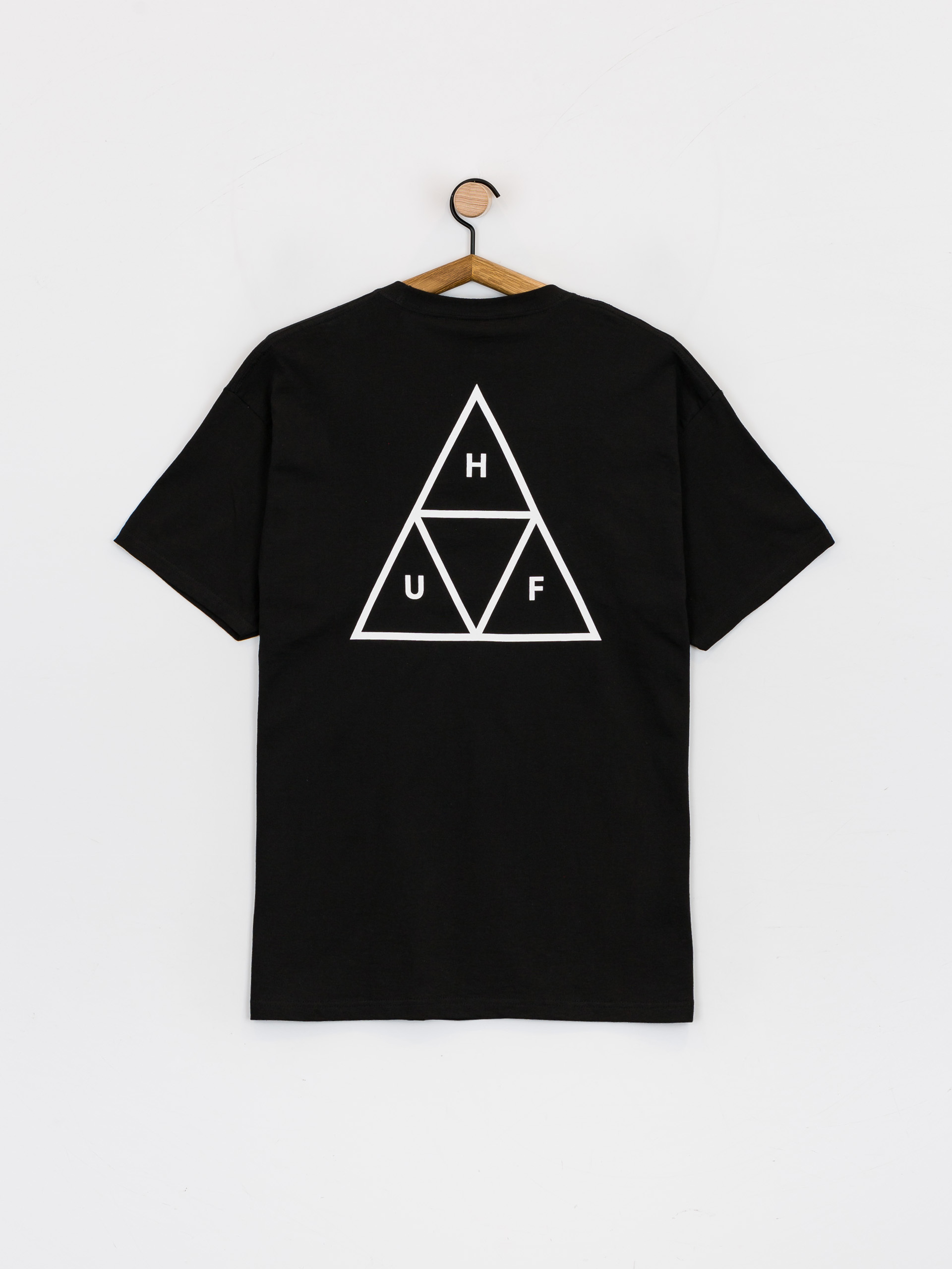 T-shirt HUF Essentials Triple Triangle (black)
