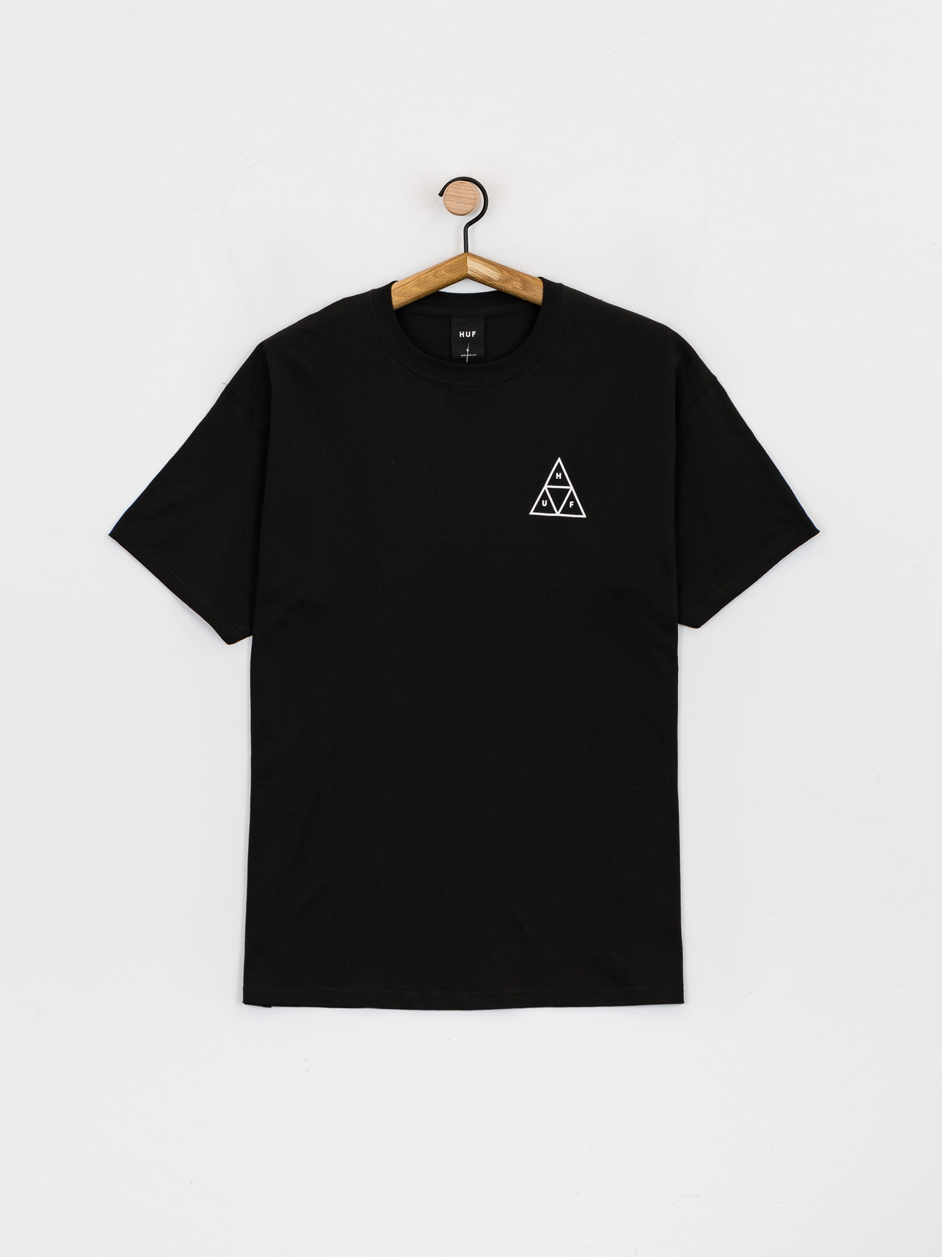 T-shirt HUF Essentials Triple Triangle (black)