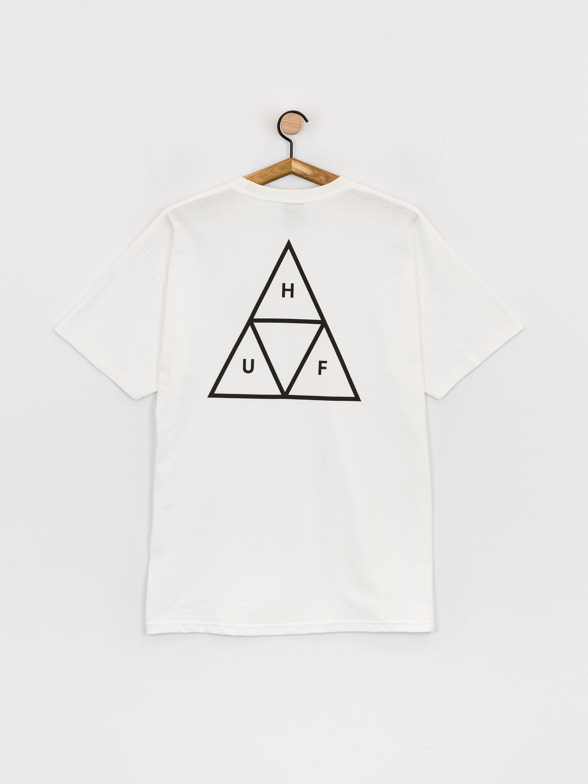 T-shirt HUF Essentials Triple Triangle (white)