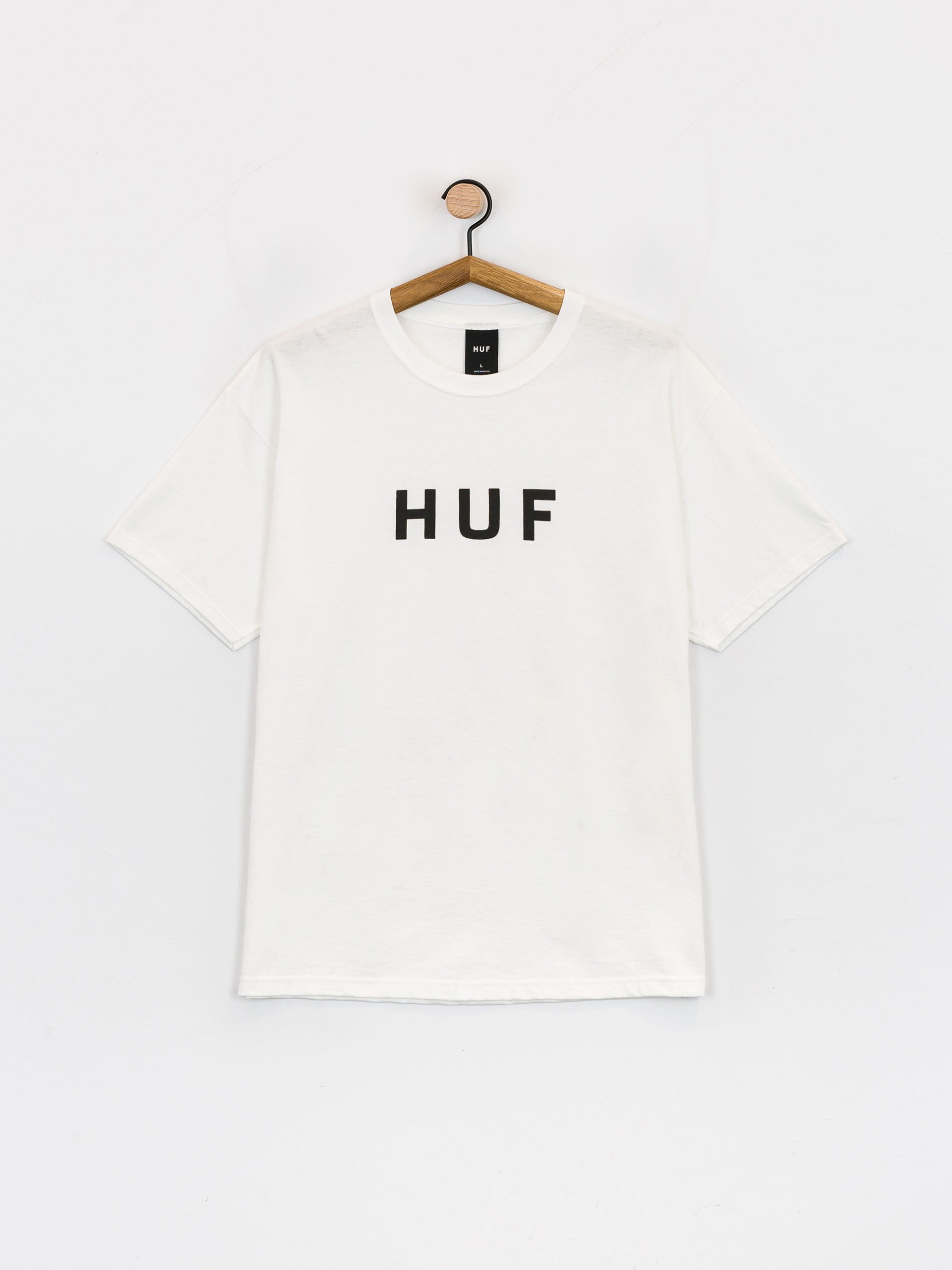 T-shirt HUF Essentials OG Logo (white)