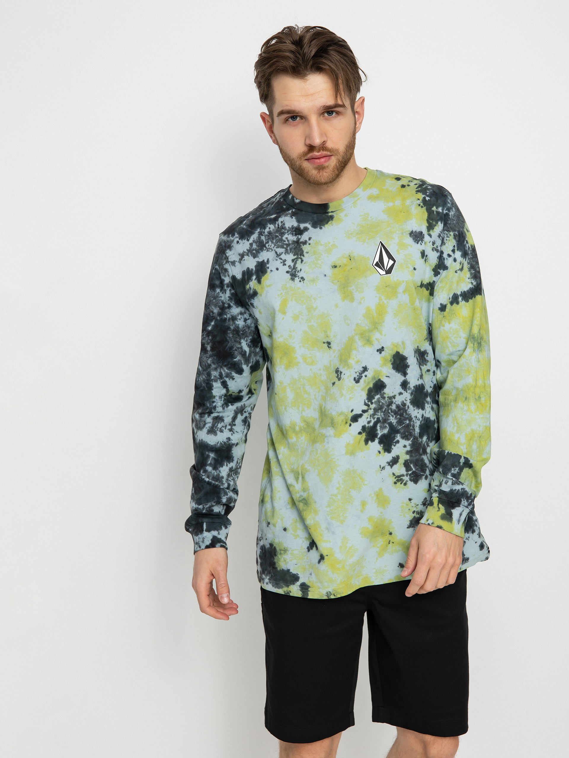 Longsleeve Volcom Iconic Dye (lime tie dye)