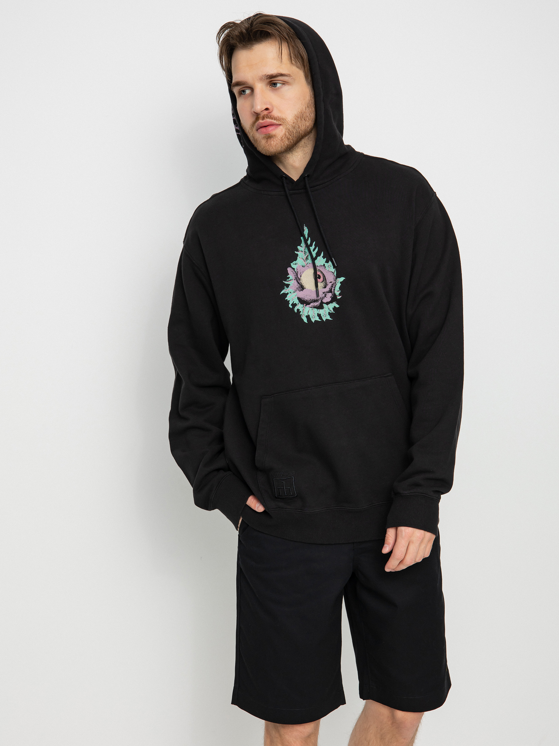 Bluza z kapturem Volcom Max Loeffler HD (black)