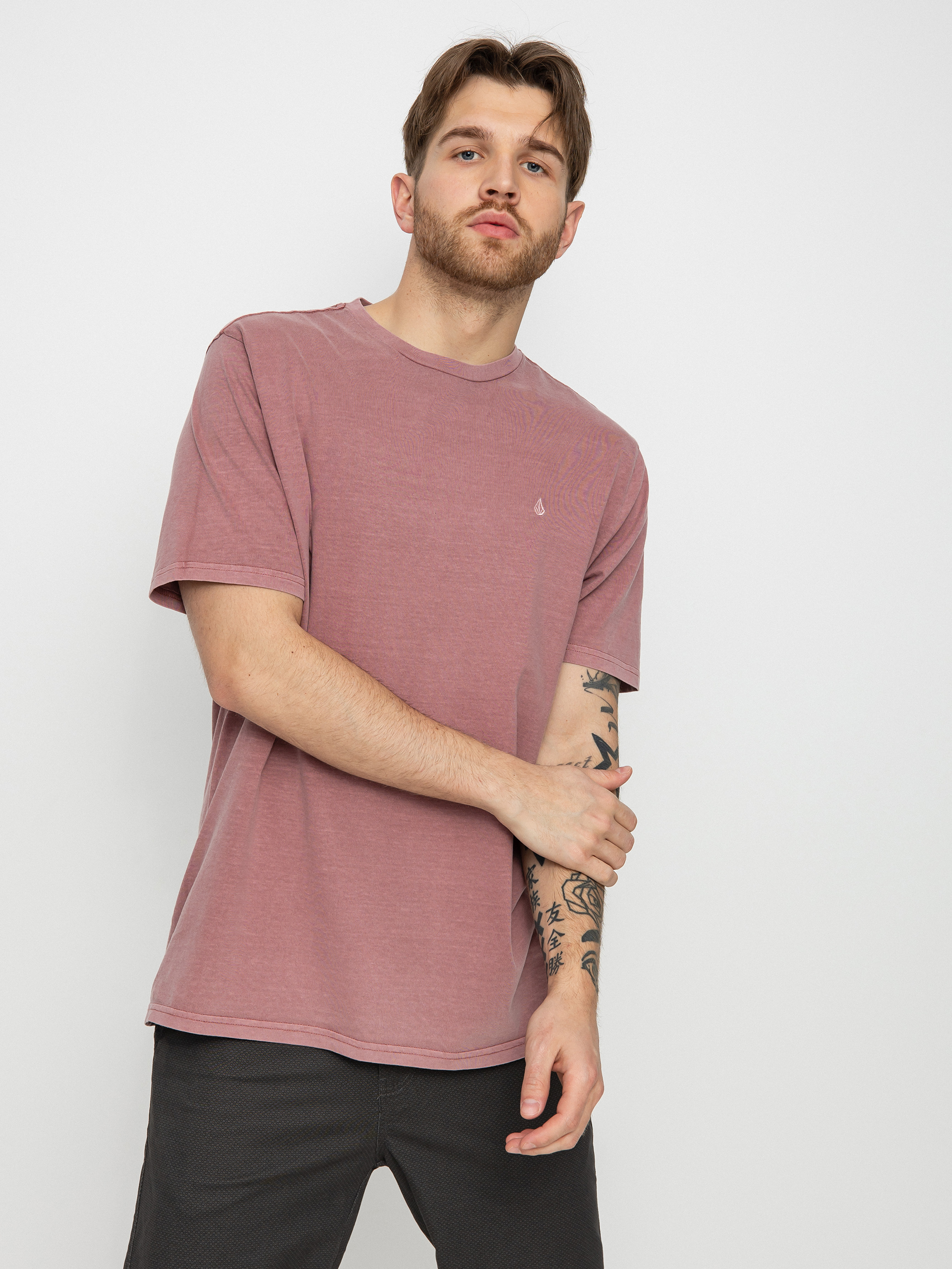 T-shirt Volcom Solid Stone Emb (rose brown)