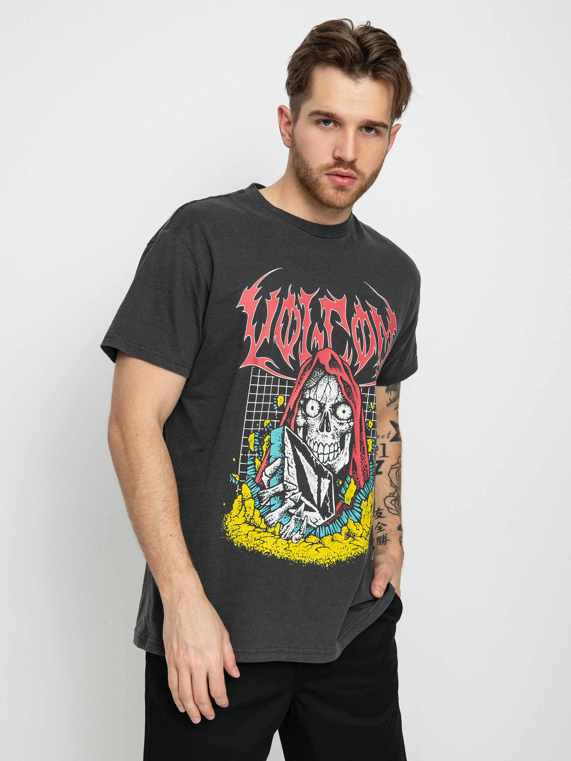 T-shirt Volcom Skate Vitals Crypt Ripper (black)