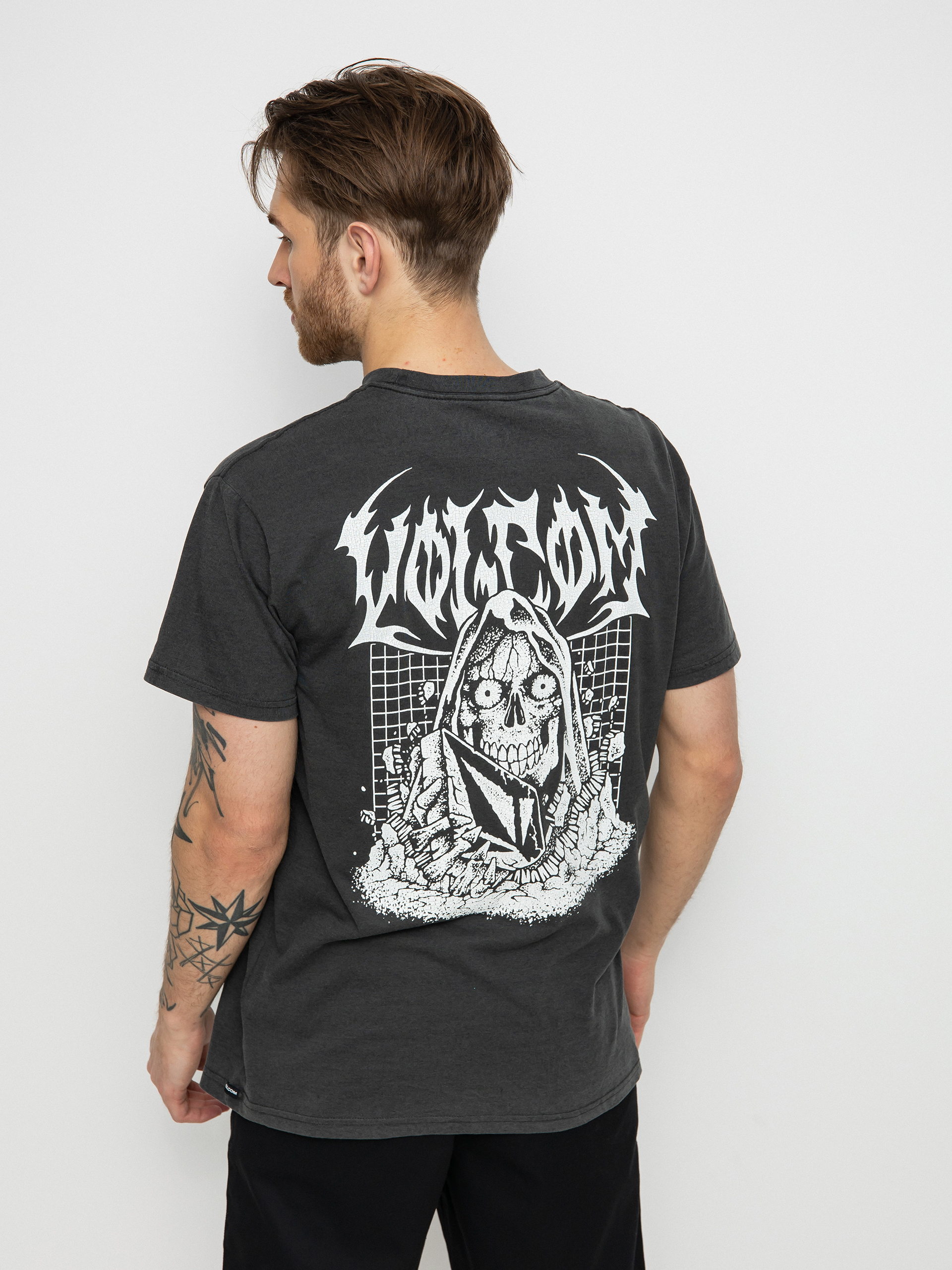 T-shirt Volcom Skate Vitals Crypt Ripper (black)