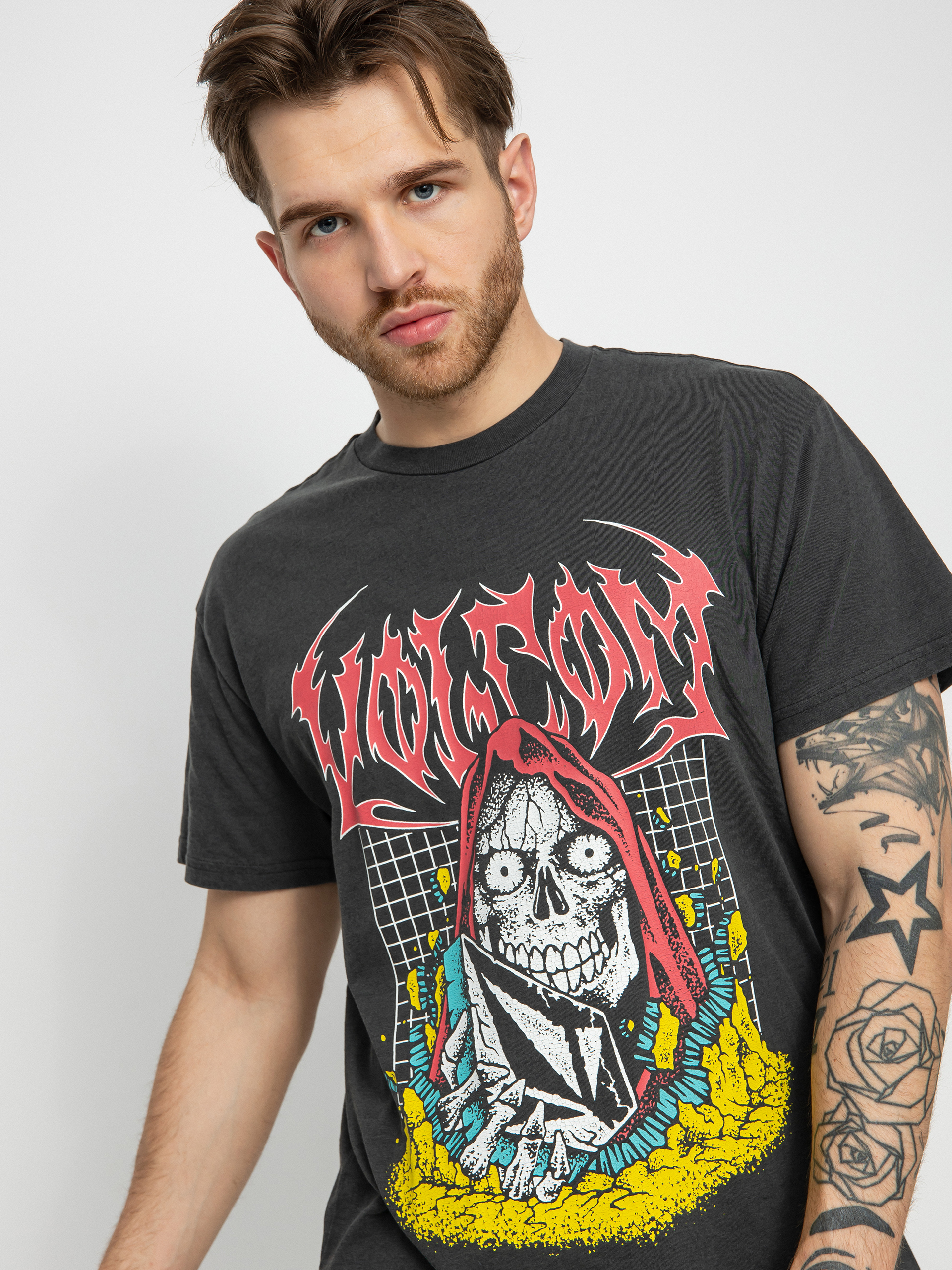 T-shirt Volcom Skate Vitals Crypt Ripper (black)