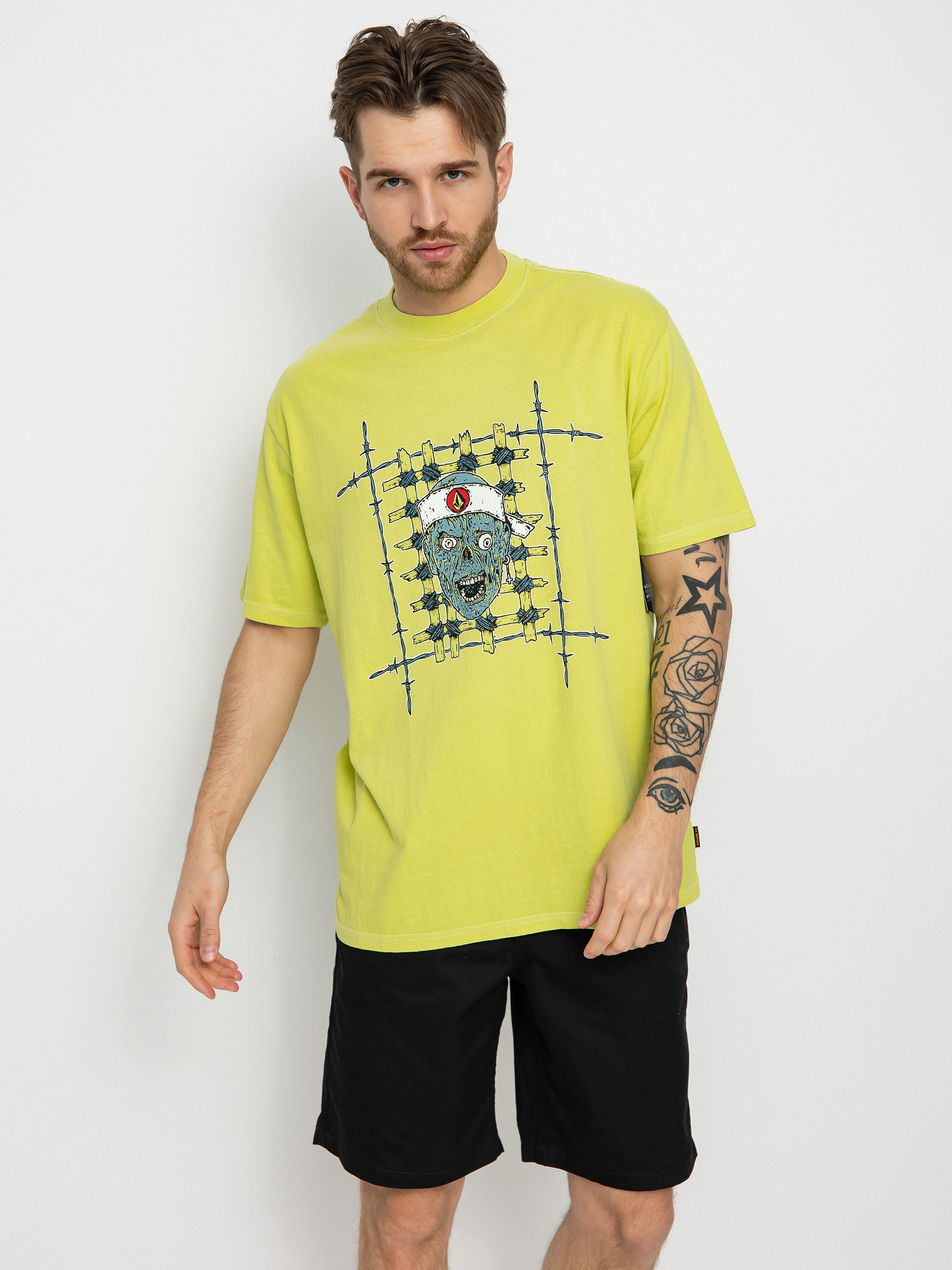 T-shirt Volcom Richard French Fa Gd Lse (limeade)