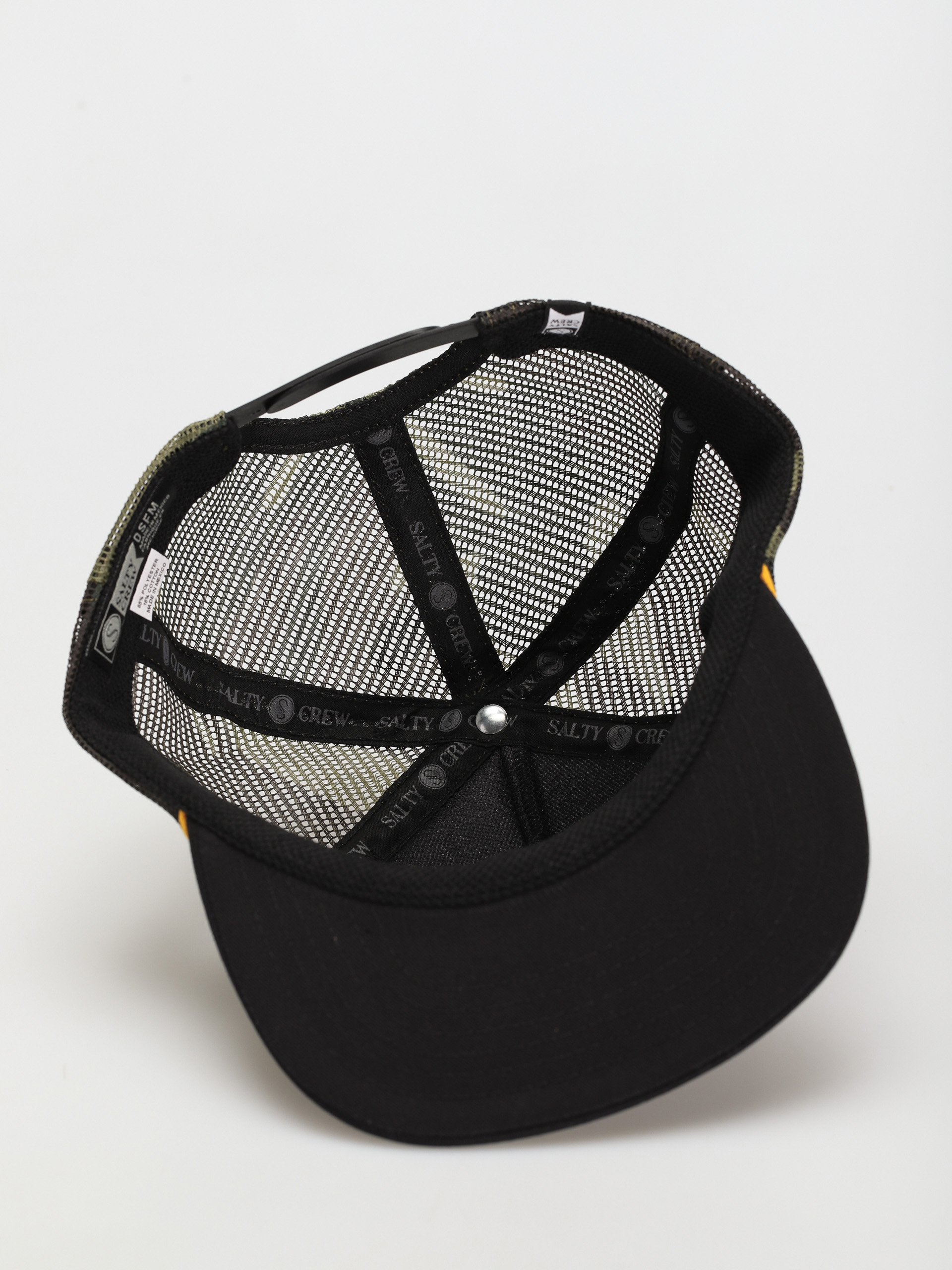 Czapka z daszkiem Salty Crew Bass Man Trucker (black camo)