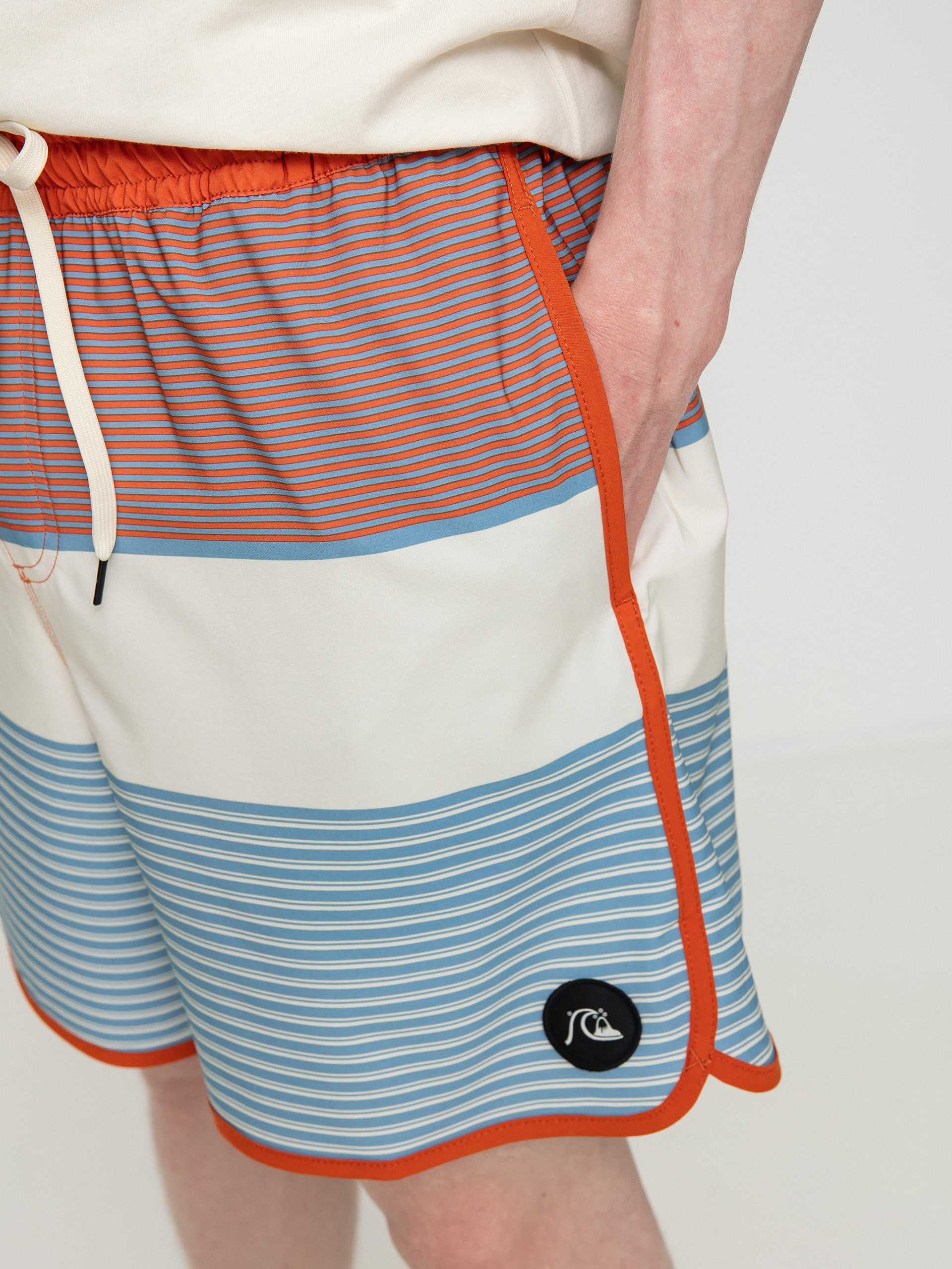 Szorty Quiksilver Ocean Scallop Str Volley 17 (burnt ochre)