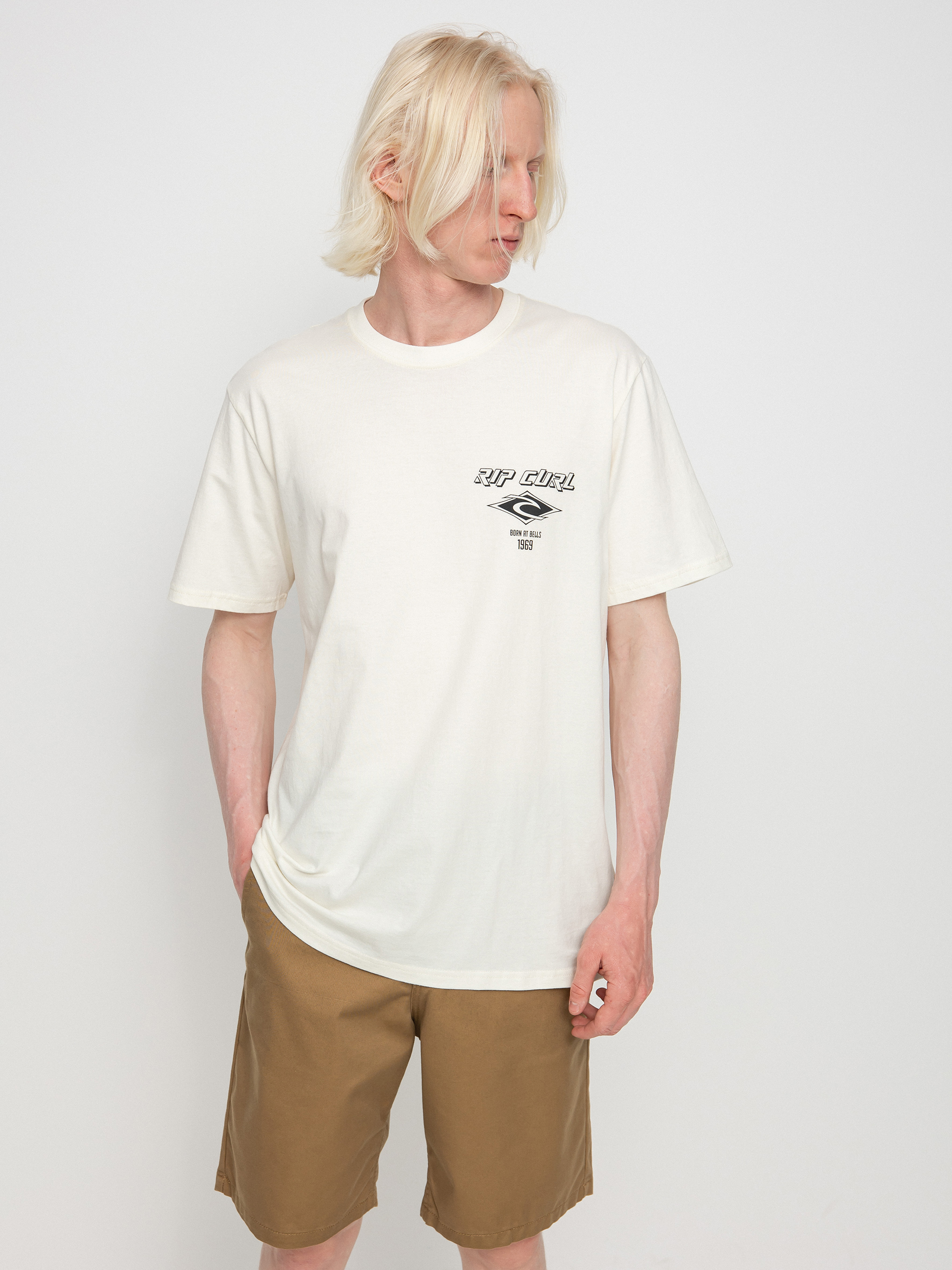 T-shirt Rip Curl Fade Out Icon (bone)