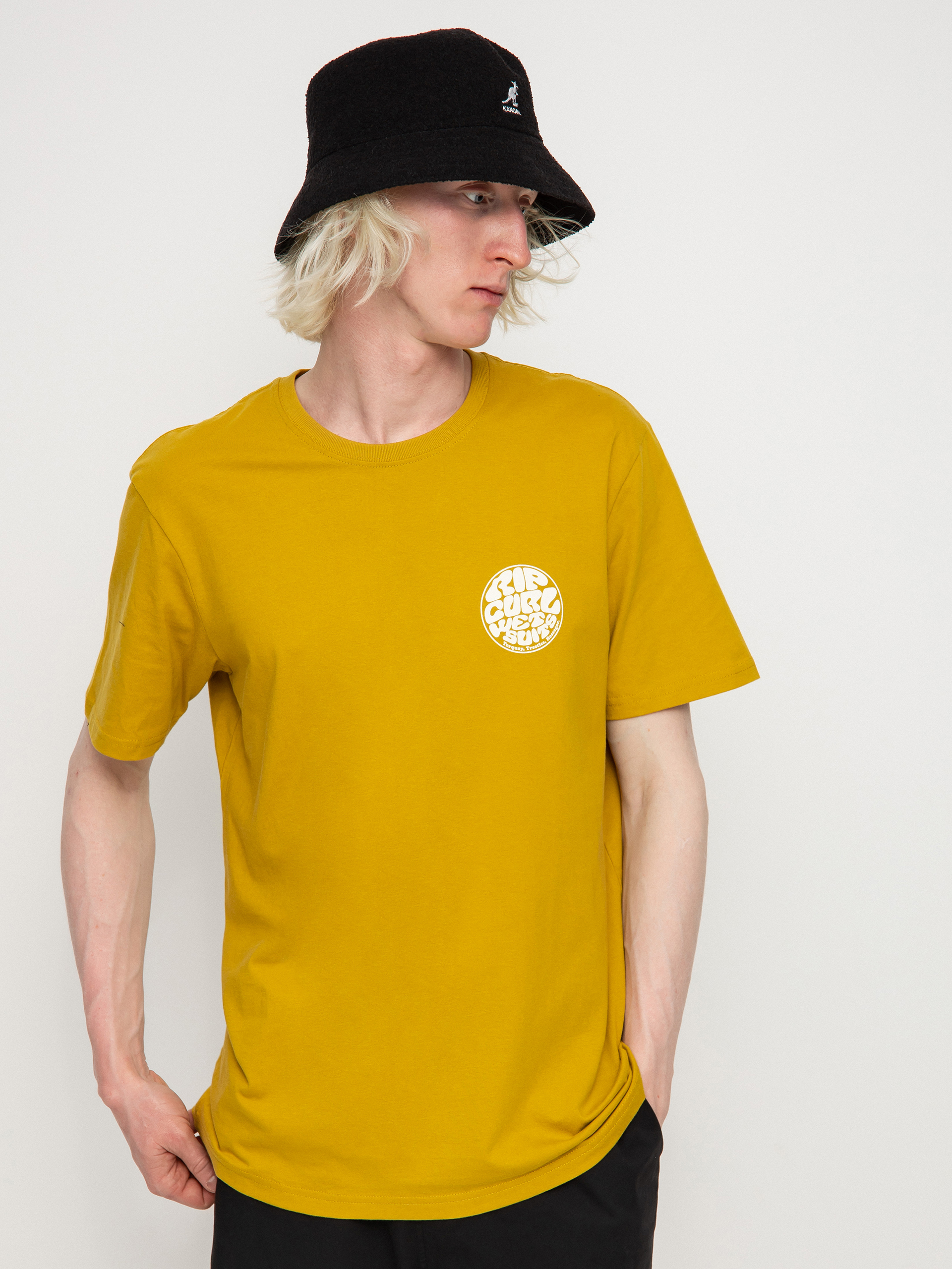 T-shirt Rip Curl Wetsuit Icon (vintage yellow)