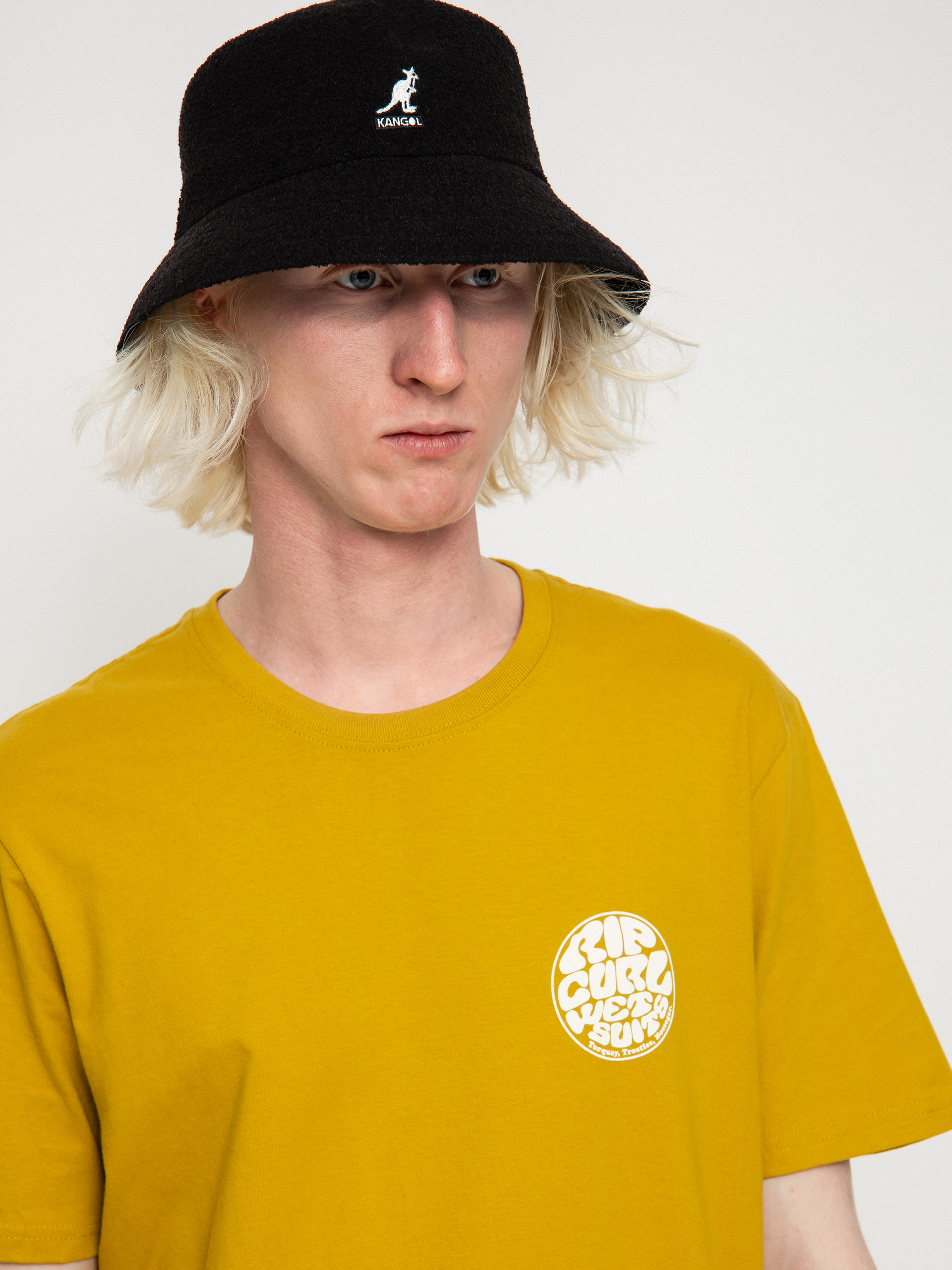 T-shirt Rip Curl Wetsuit Icon (vintage yellow)