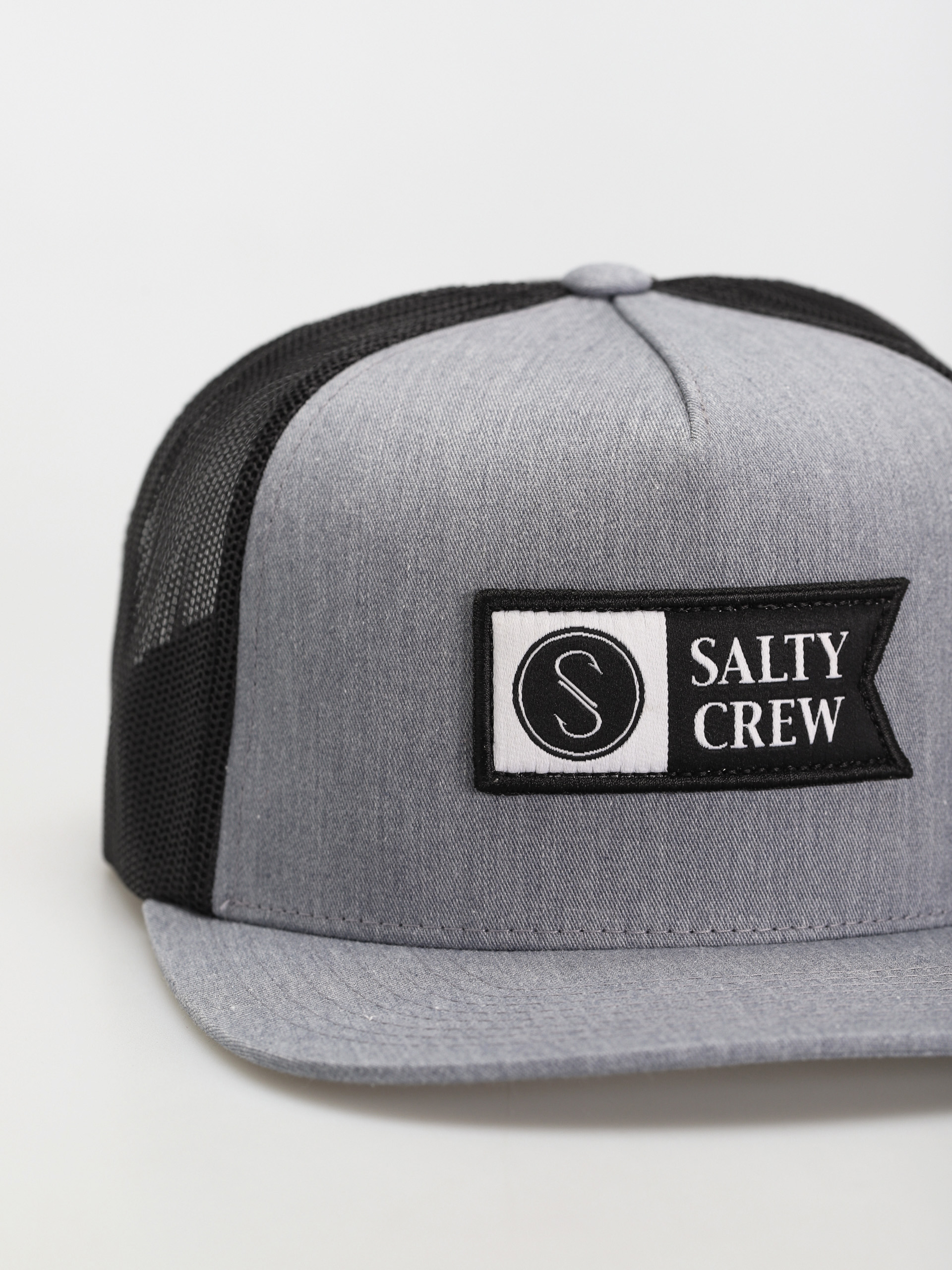 Czapka z daszkiem Salty Crew Alpha Twill Trucker (heather grey/black)