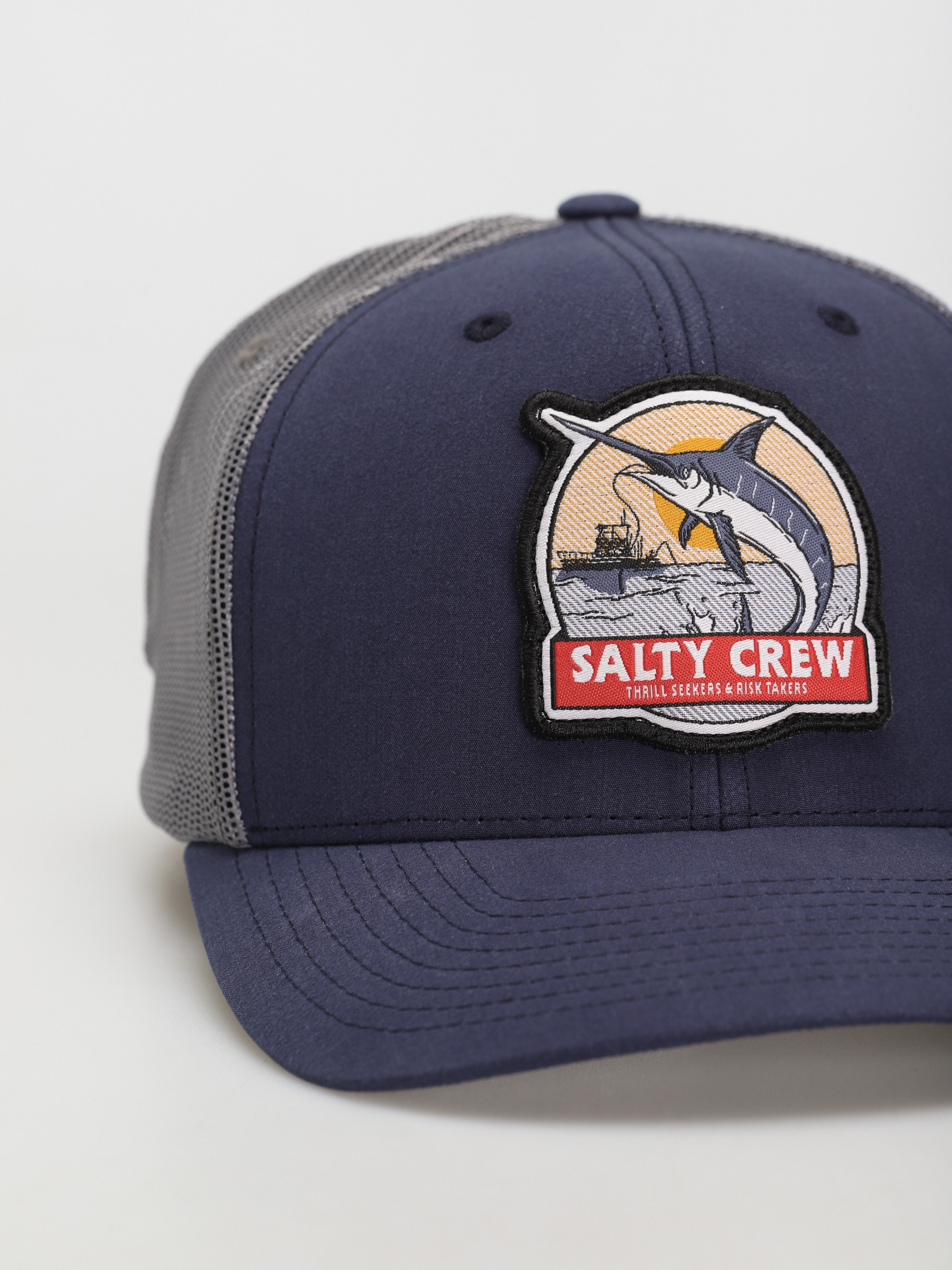 Czapka z daszkiem Salty Crew Deep Drop Retro Trucker (navy grey)