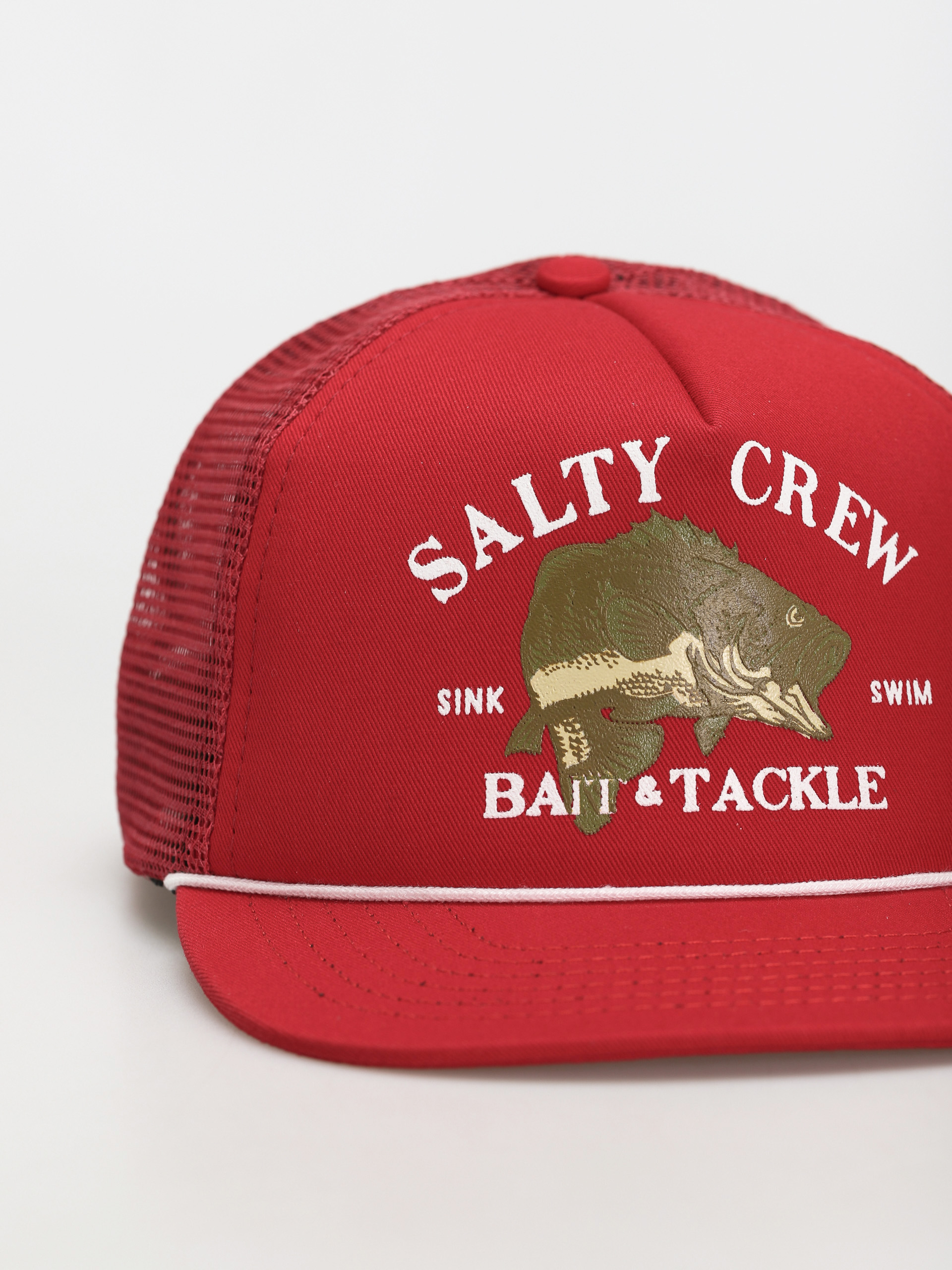 Czapka z daszkiem Salty Crew Bass Man Trucker (red)