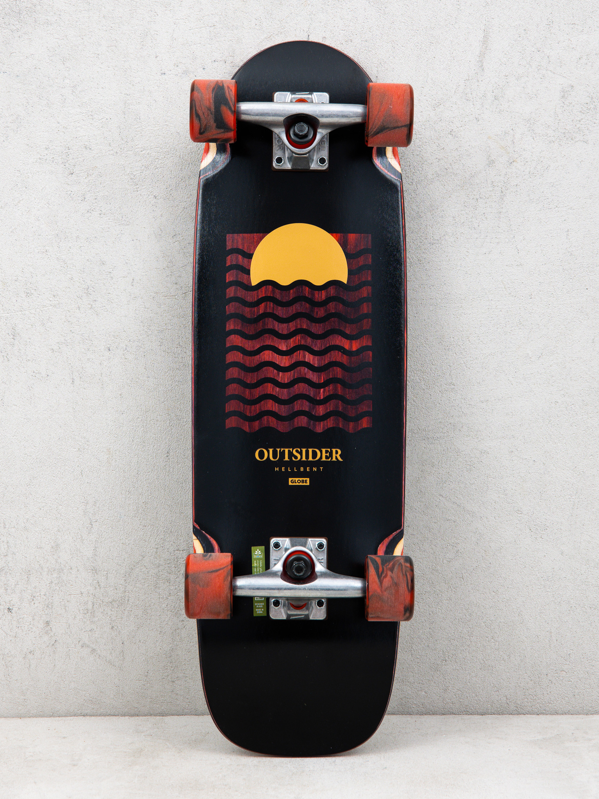 Deskorolka cruiser Globe Outsider (hellbent/red)