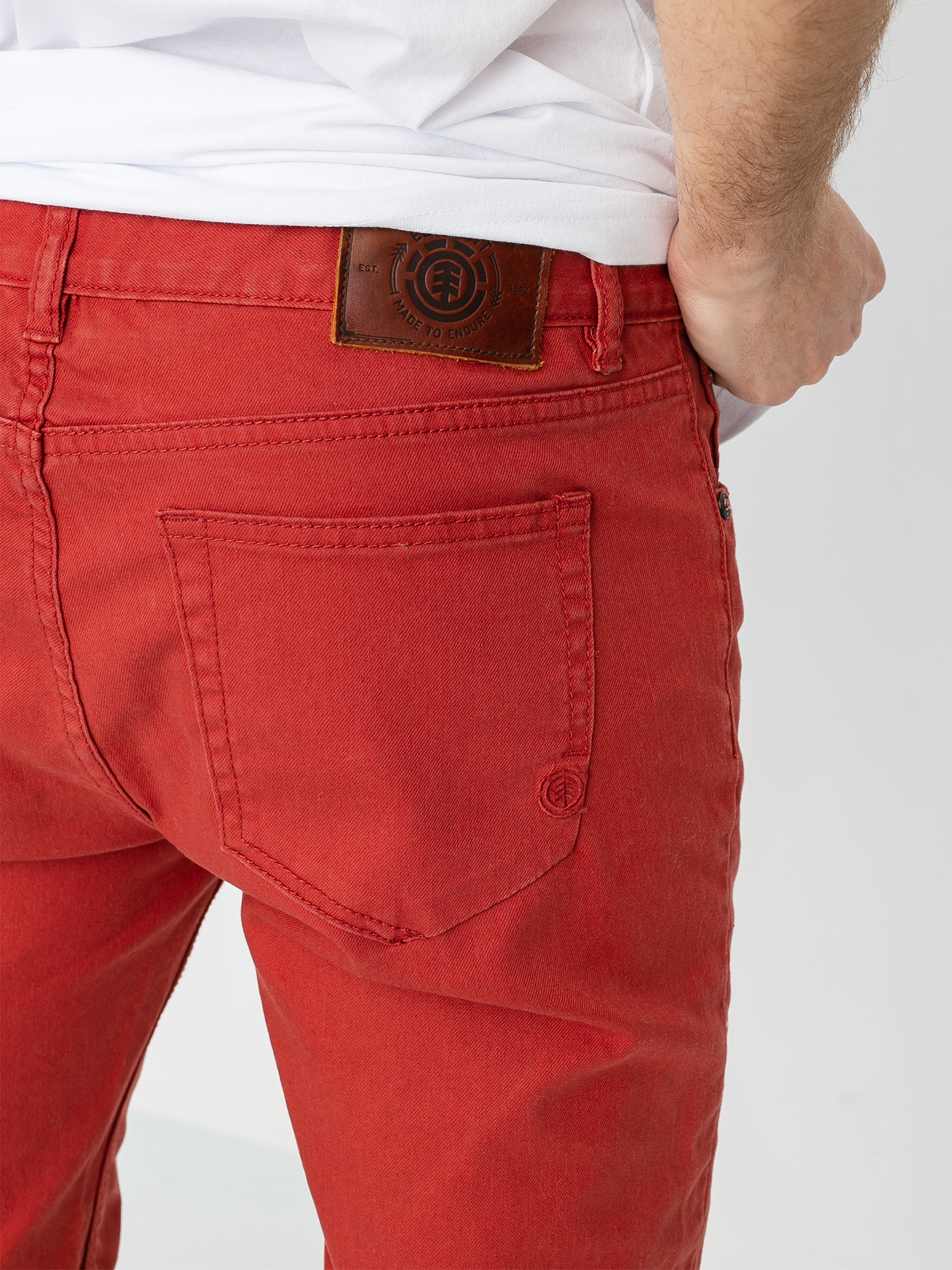 Spodnie Element Boom (barn red)