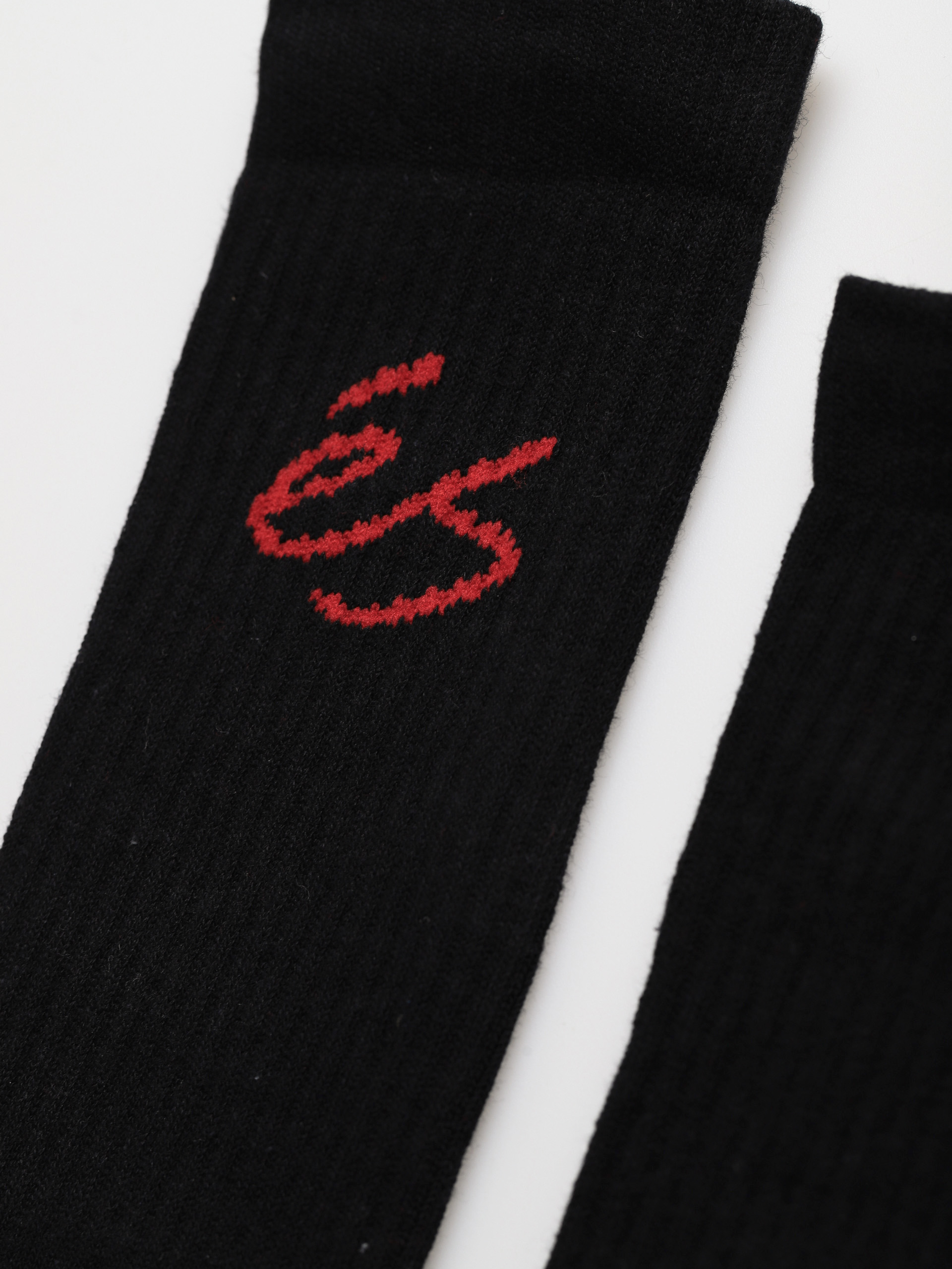 Skarpetki eS Script Stripe Crew (black)